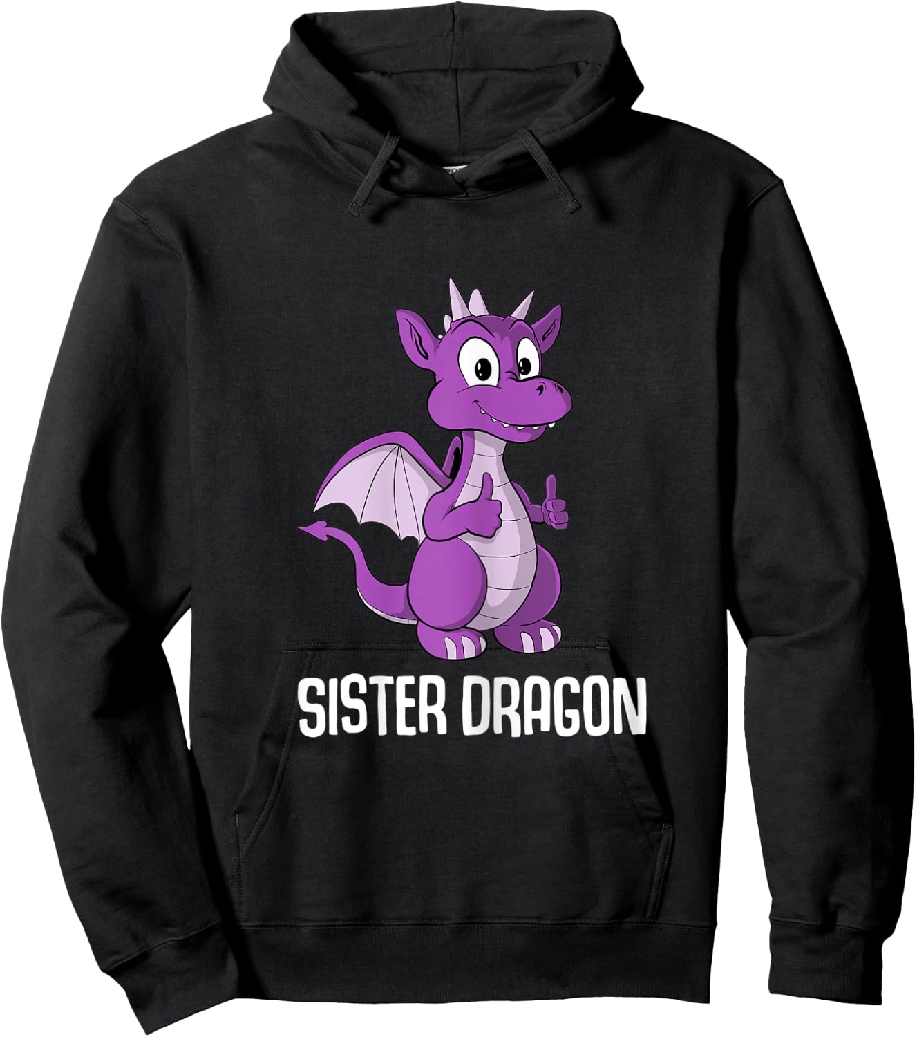 Sister Dragon Hoodie - Hoodie | Black