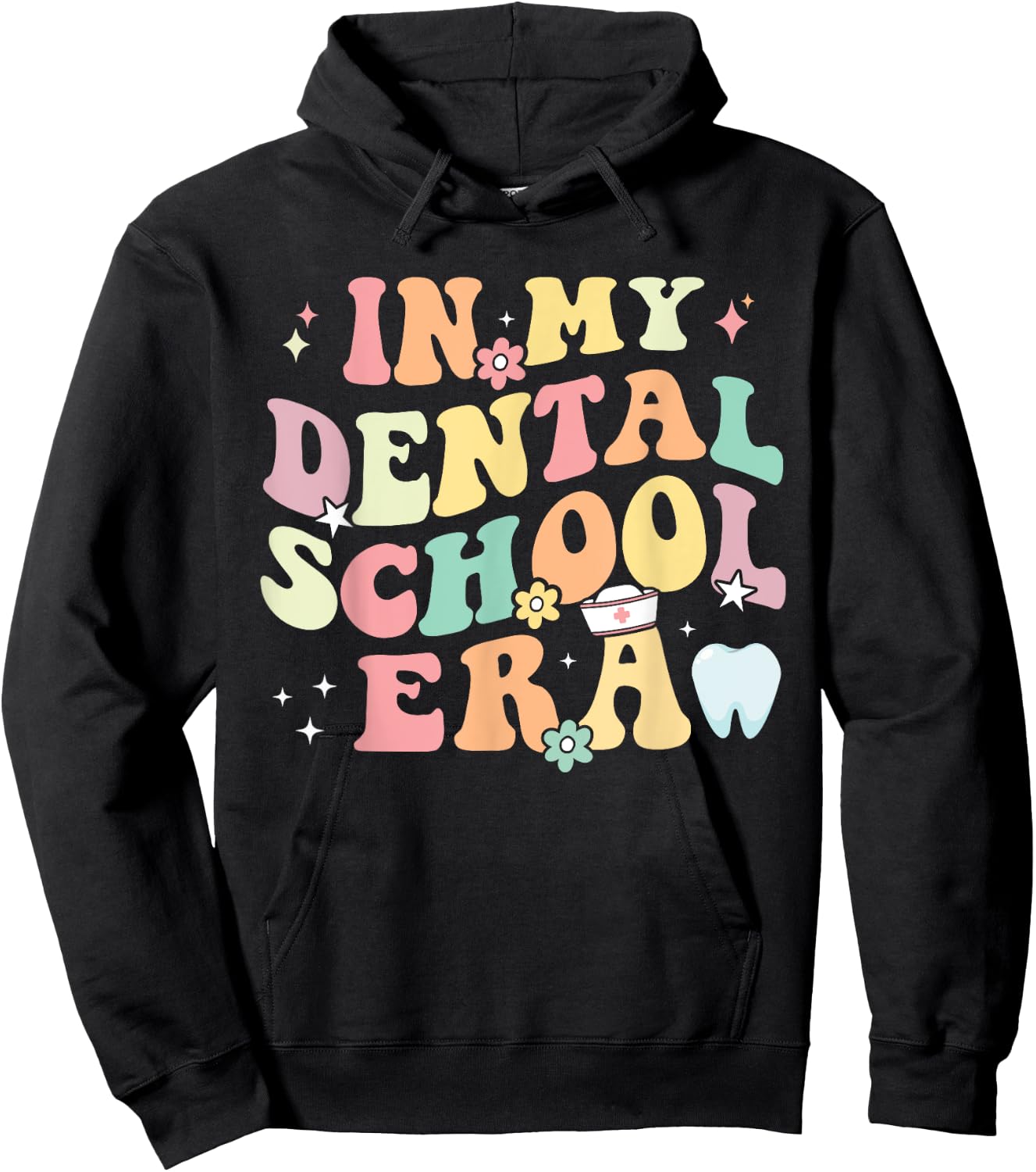 In My Dental School Era Dental Hygiene Cute Dental Assistant Hoodie - Hoodie | Black