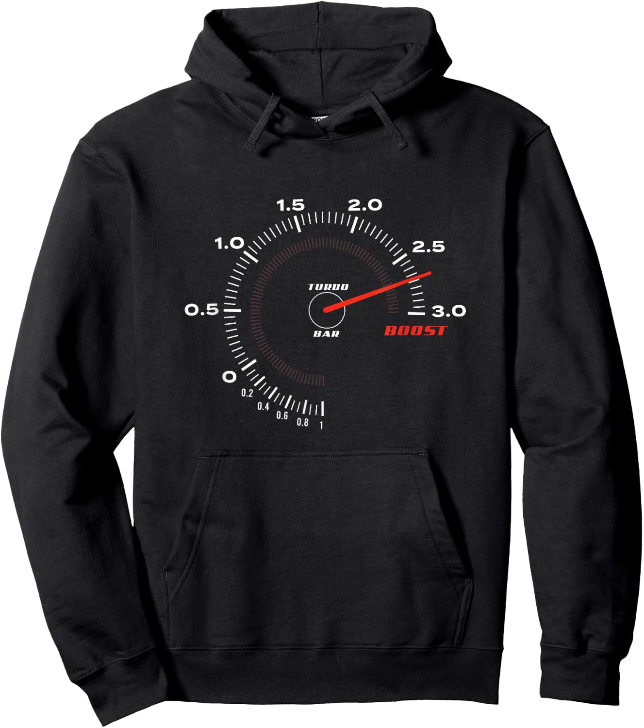 Turbometer Of A Turbocharger - Car Guy Auto Mechanic Hoodie - Hoodie | Black