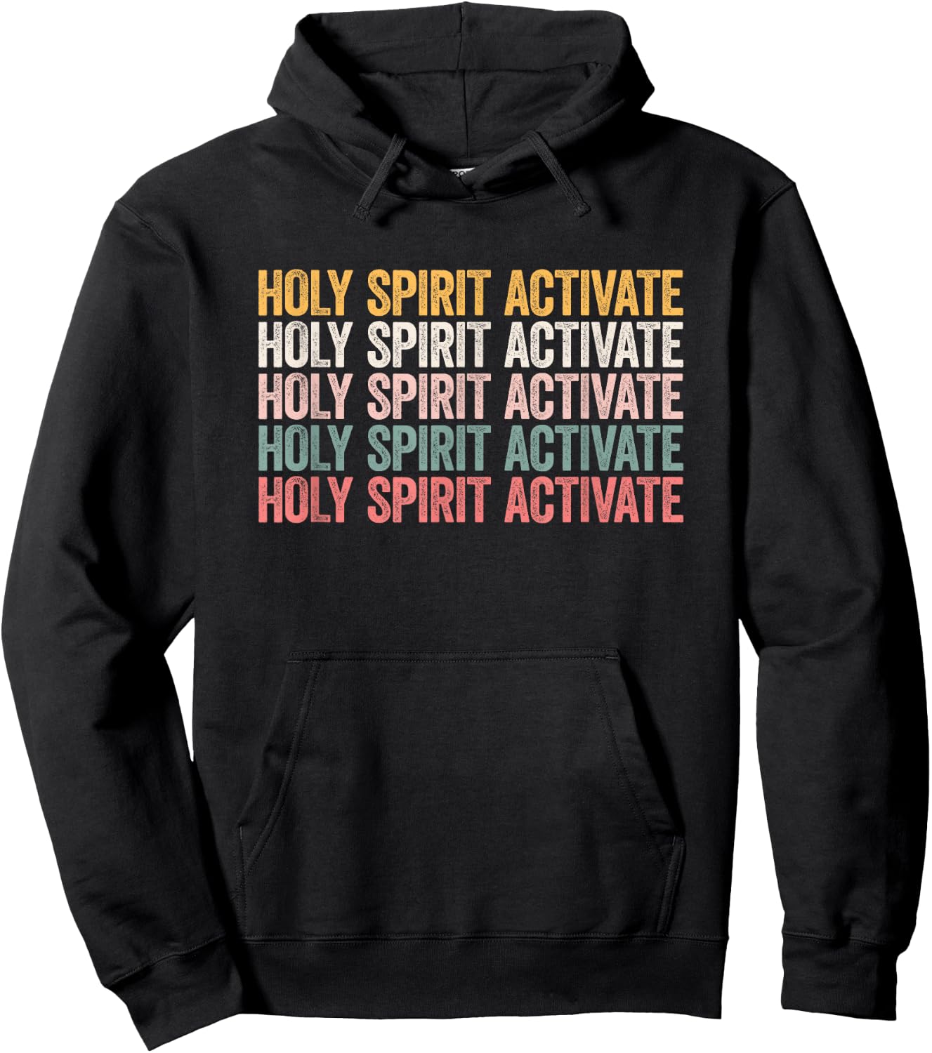 Holy Spirit Activate Shirt Christian Holy Spirit Activate Hoodie - Hoodie | Black