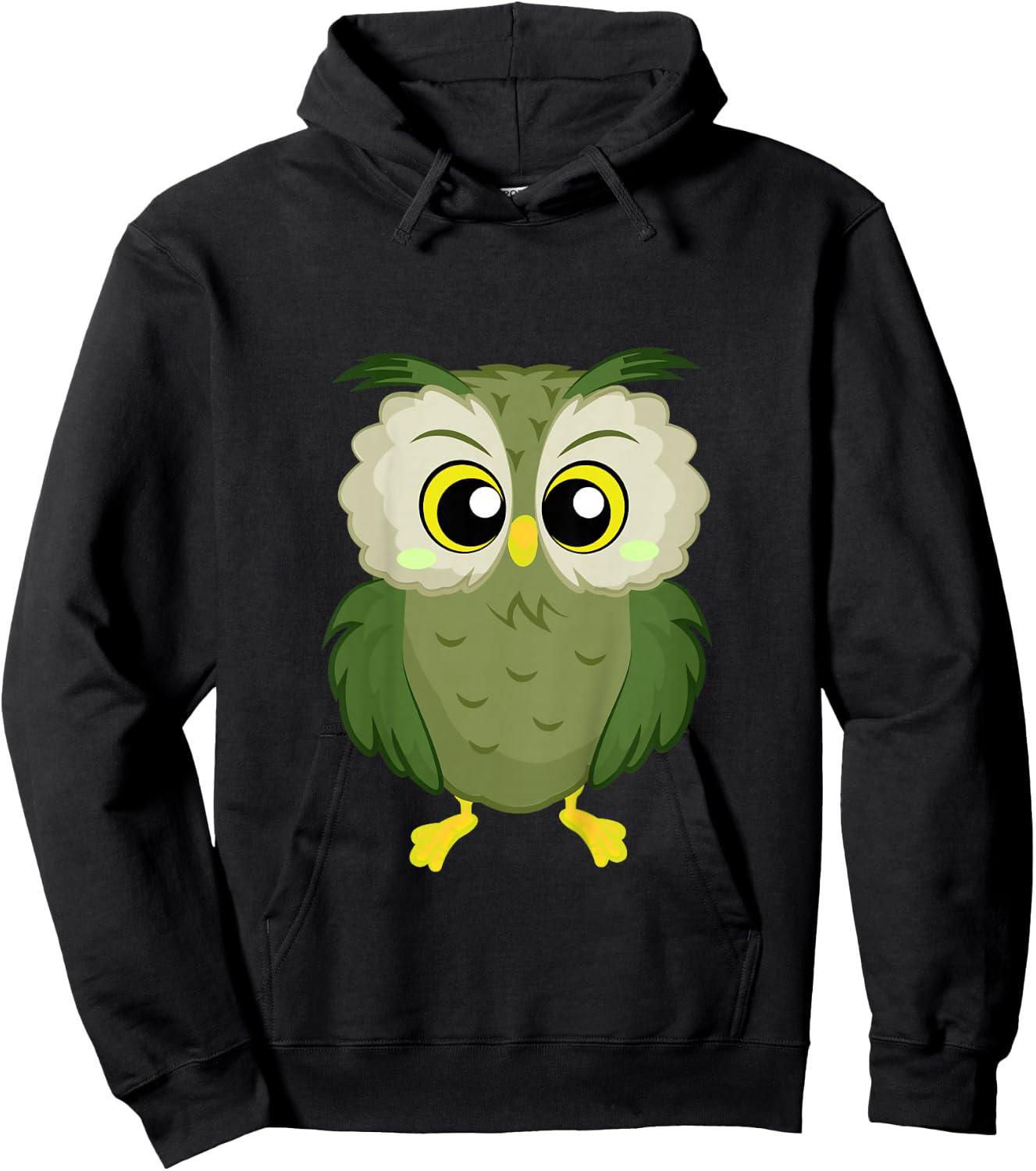 Owl Nightowl Hoodie - Hoodie | Black