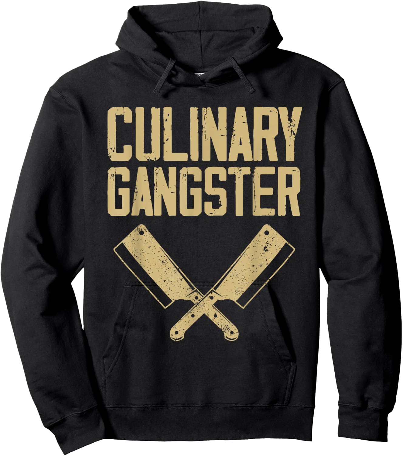 Funny Chef Art Men Women Restaurant Kitchen Food Cooking Hoodie - Hoodie | Black