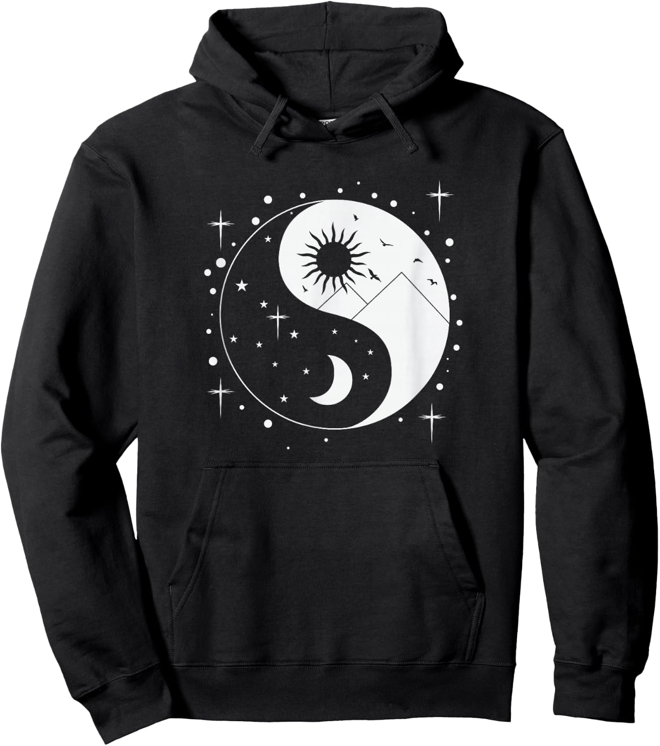 Yin and Yang Hoodie - Hoodie | Black