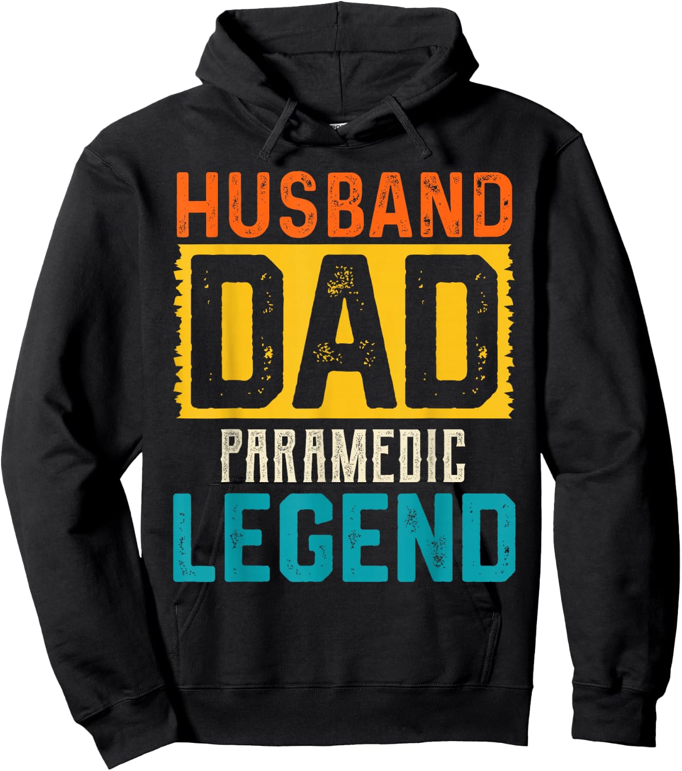 Husband Dad PARAMEDIC Legend Father's Day PARAMEDICS Hoodie - Hoodie | Black
