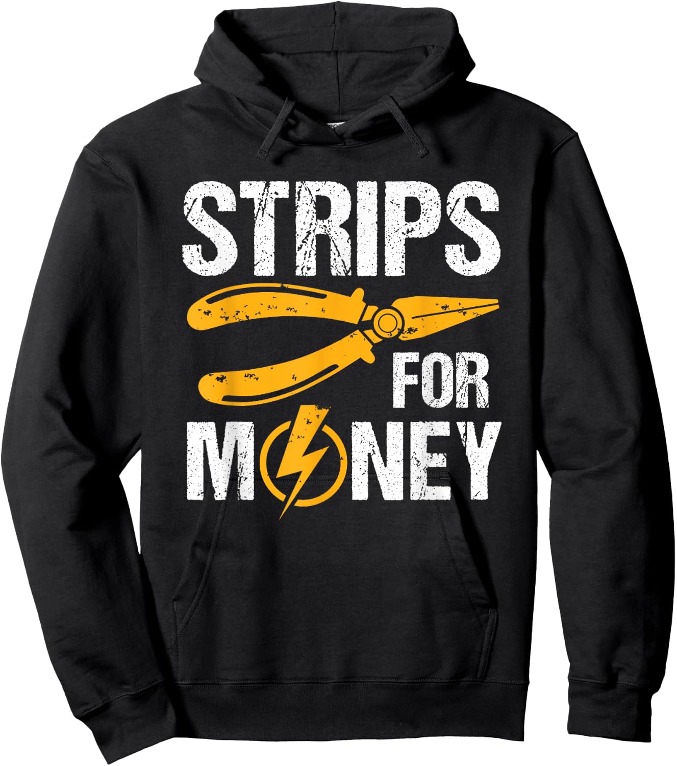 Strips for Money Electrician Hoodie - Hoodie | Black