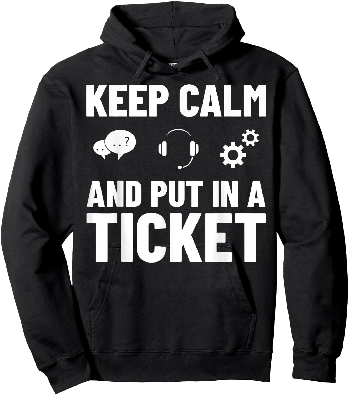 Tech Support IT Technical Engineer Helpdesk Hoodie - Hoodie | Black