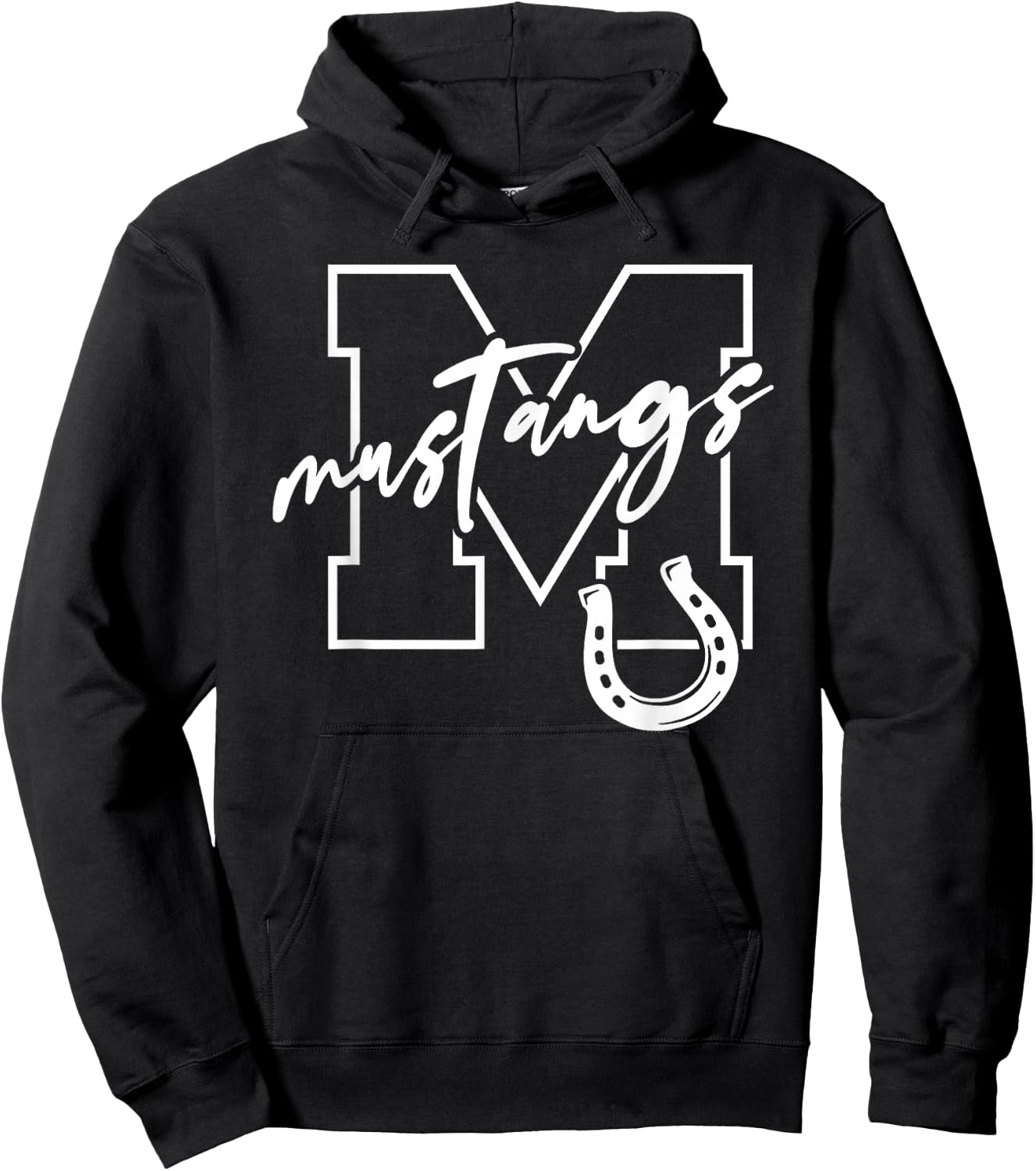 Mustangs Hoodie - Hoodie | Black