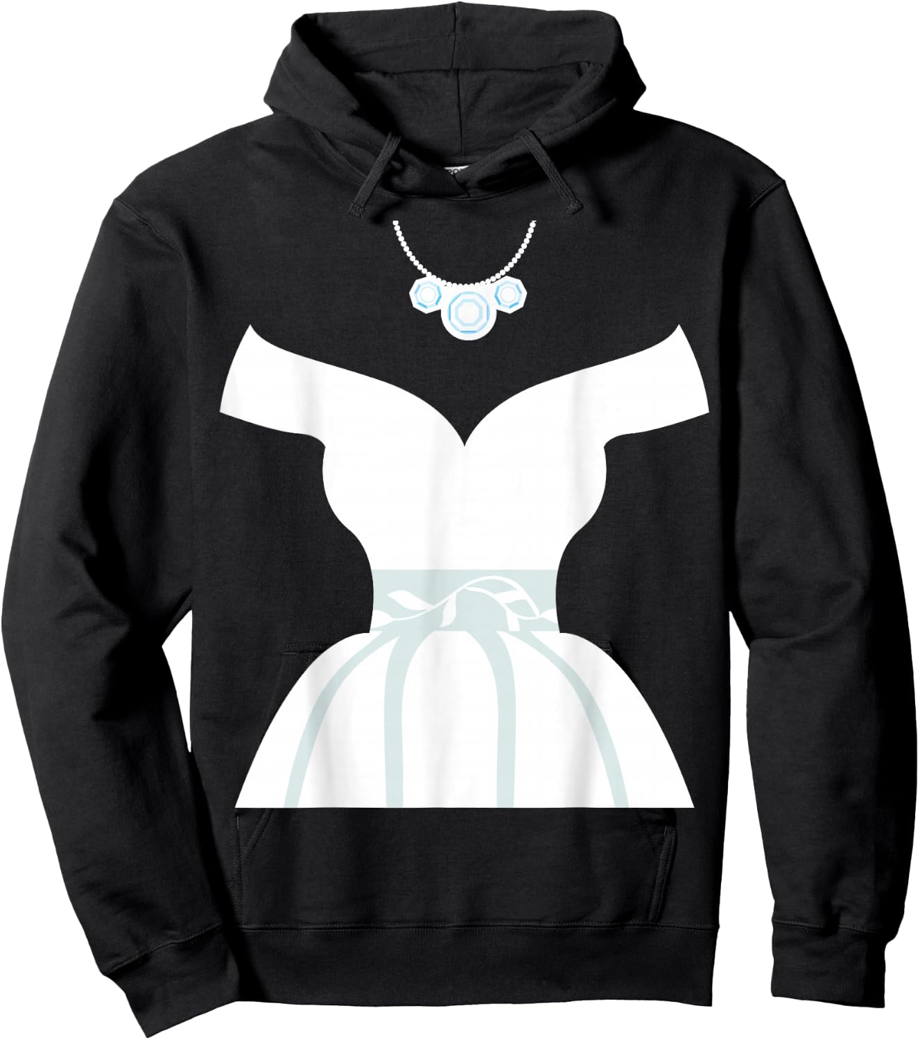 Wedding Dresses Bridal Showers Cute Graphic Funny Sarcastic Hoodie - Hoodie | Black