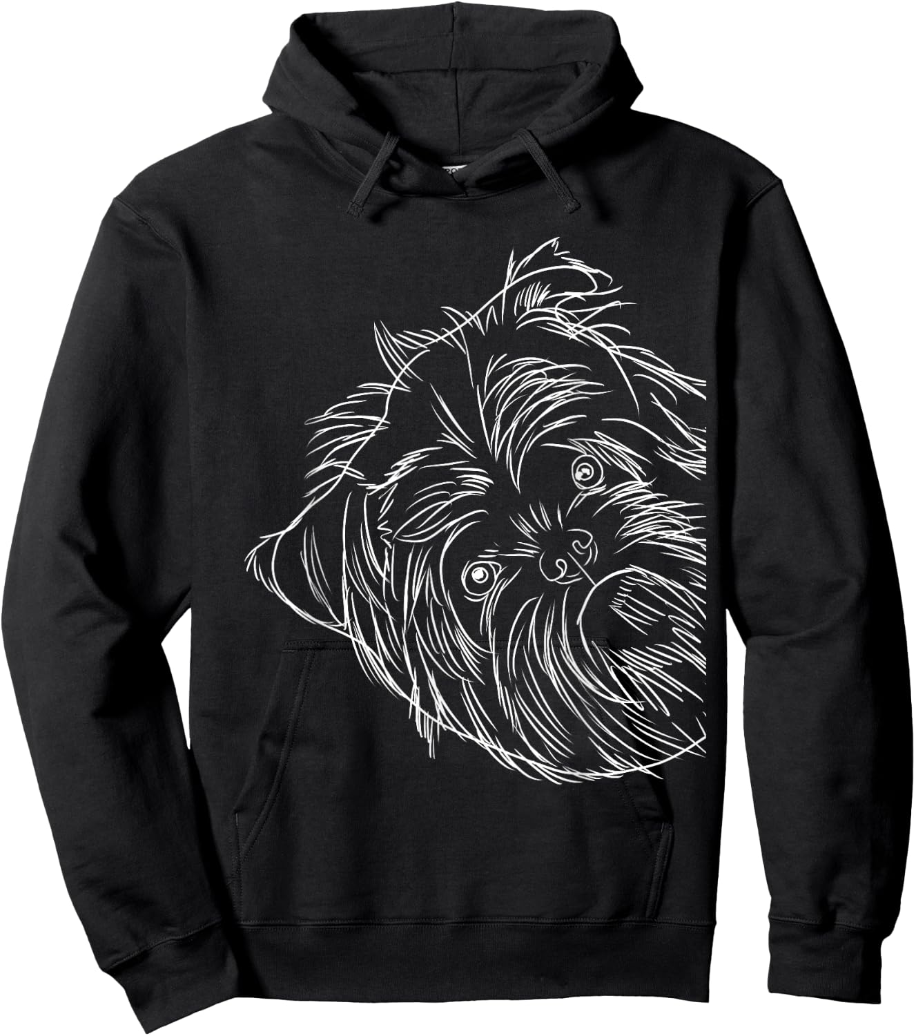 Funny Dog Affenpinscher Women Girls Kids Hoodie - Hoodie | Black