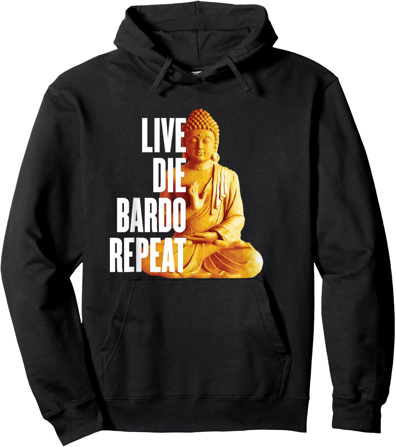 Live Die Bardo Repeat - Rebirth Dharma Karma Reincarnation Hoodie - Hoodie | Black