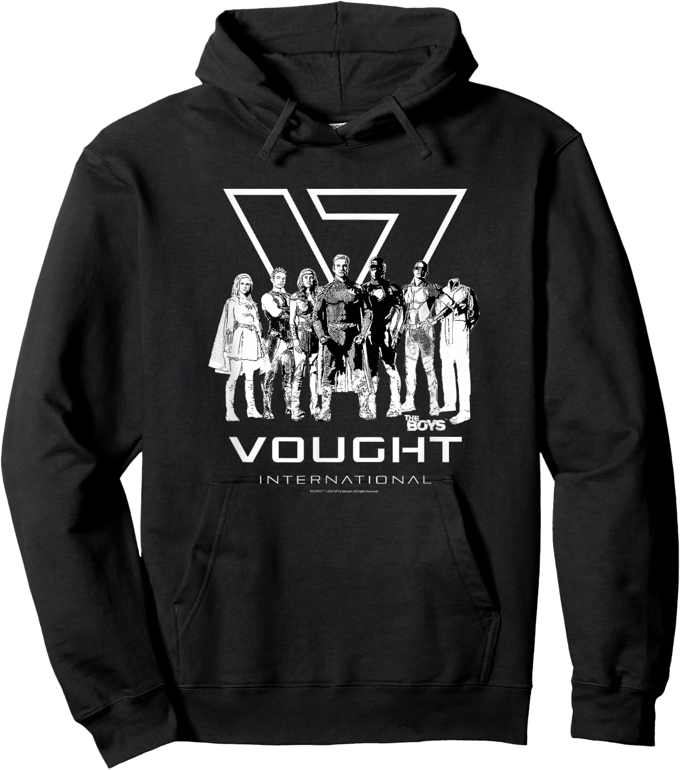 The Boys Vought Group Photo Superhero TV Show Hoodie - Hoodie | Black
