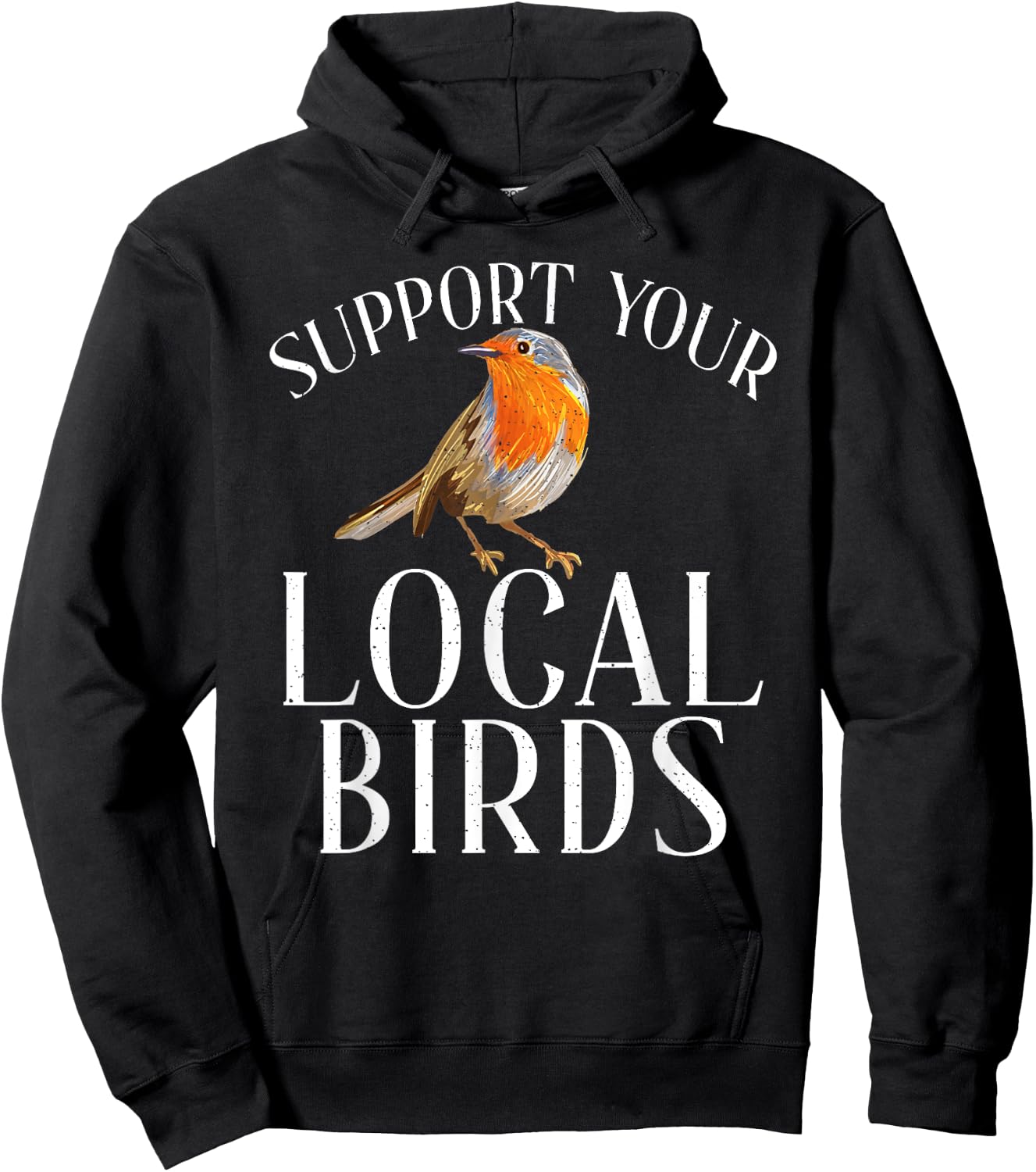 Support your local Birds Lover Hoodie - Hoodie | Black
