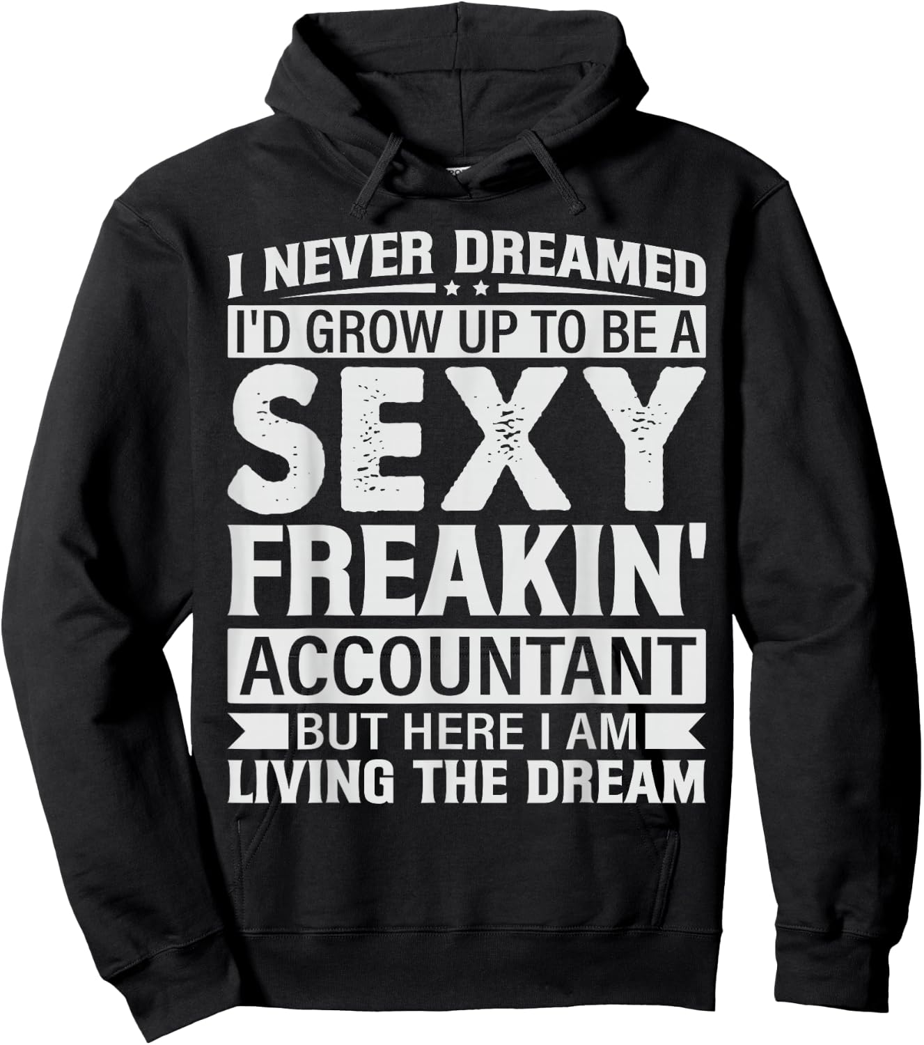 Funny Sexy Accountant CPA Accounting Bookkeeper Hoodie - Hoodie | Black