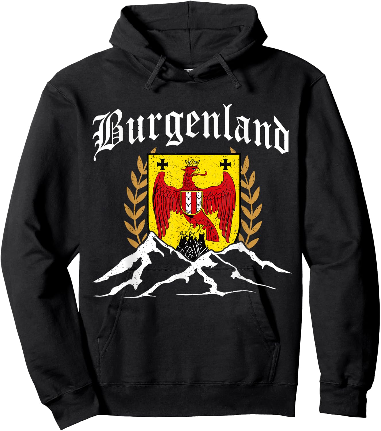 Burgenland Coat of Arms Burgenländer Austria Hoodie - Hoodie | Black