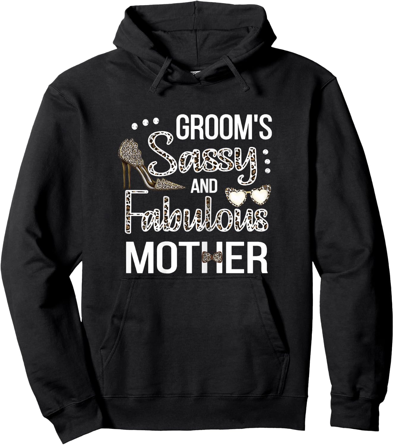 Sassy Mother of The Groom Shower Groom's Mom Hoodie - Hoodie | Black