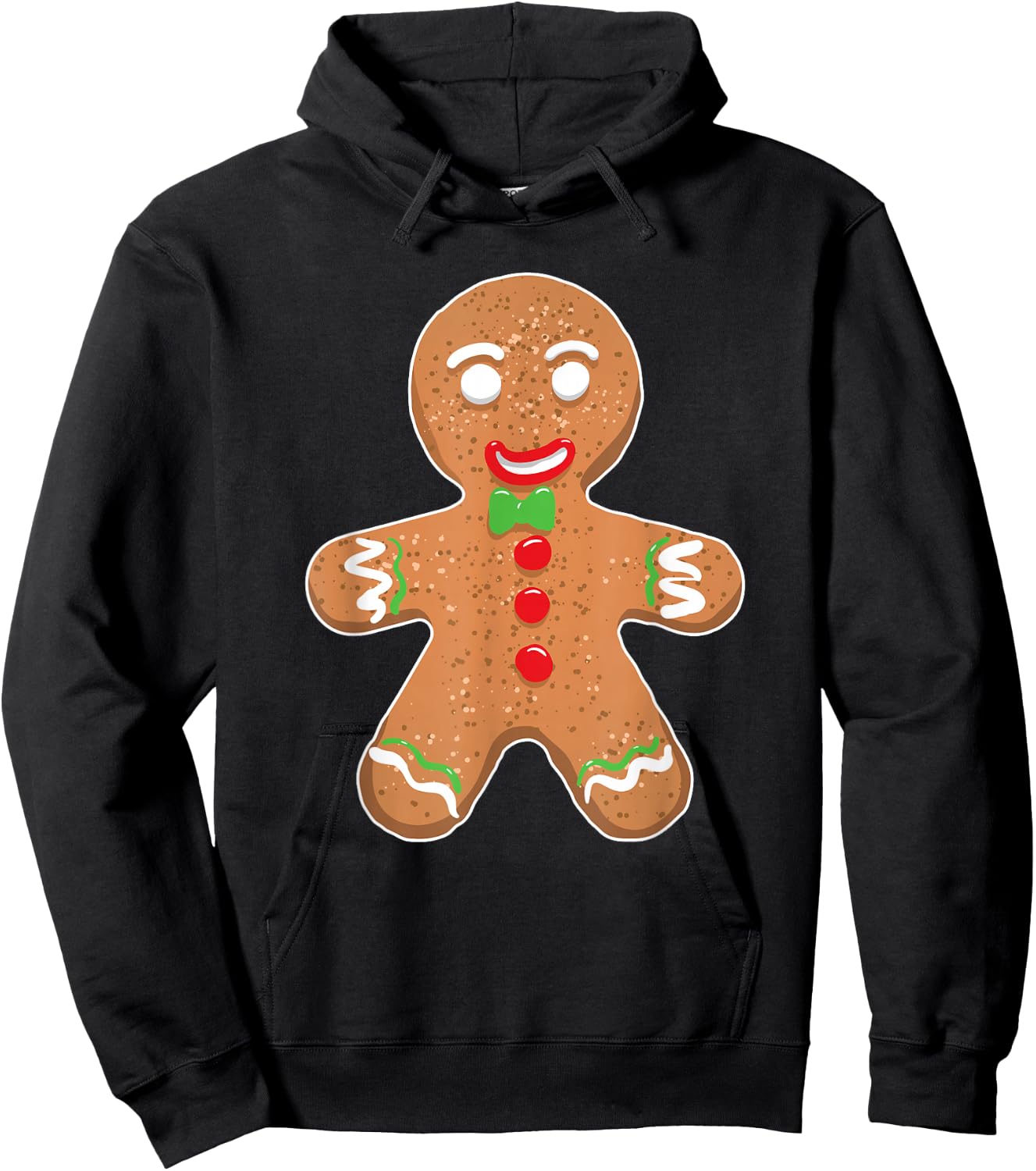 Gingerbread Man Christmas Cookie Costume Baking Team Hoodie - Hoodie | Black