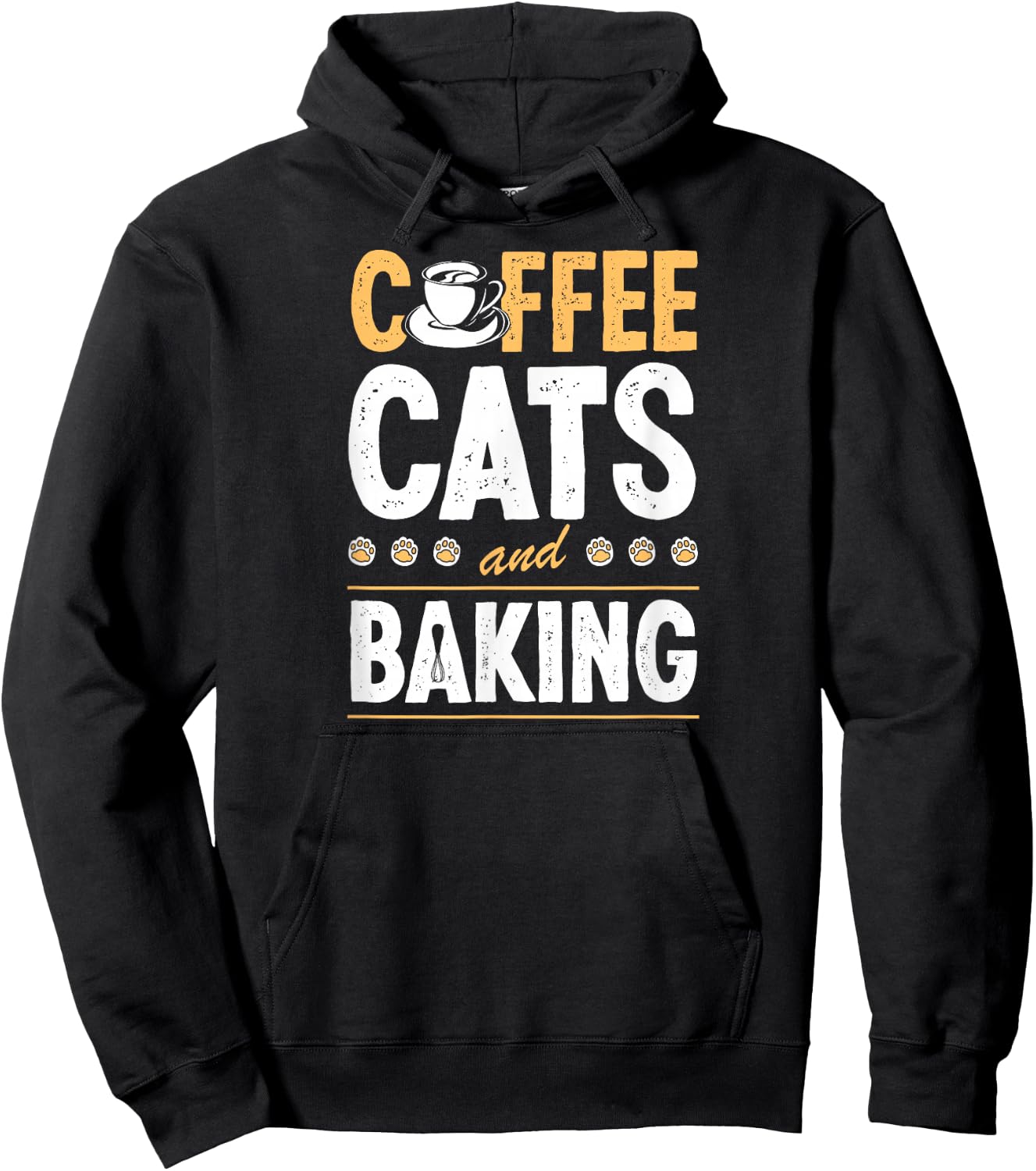 Coffee Cats And Baking Hoodie - Hoodie | Black