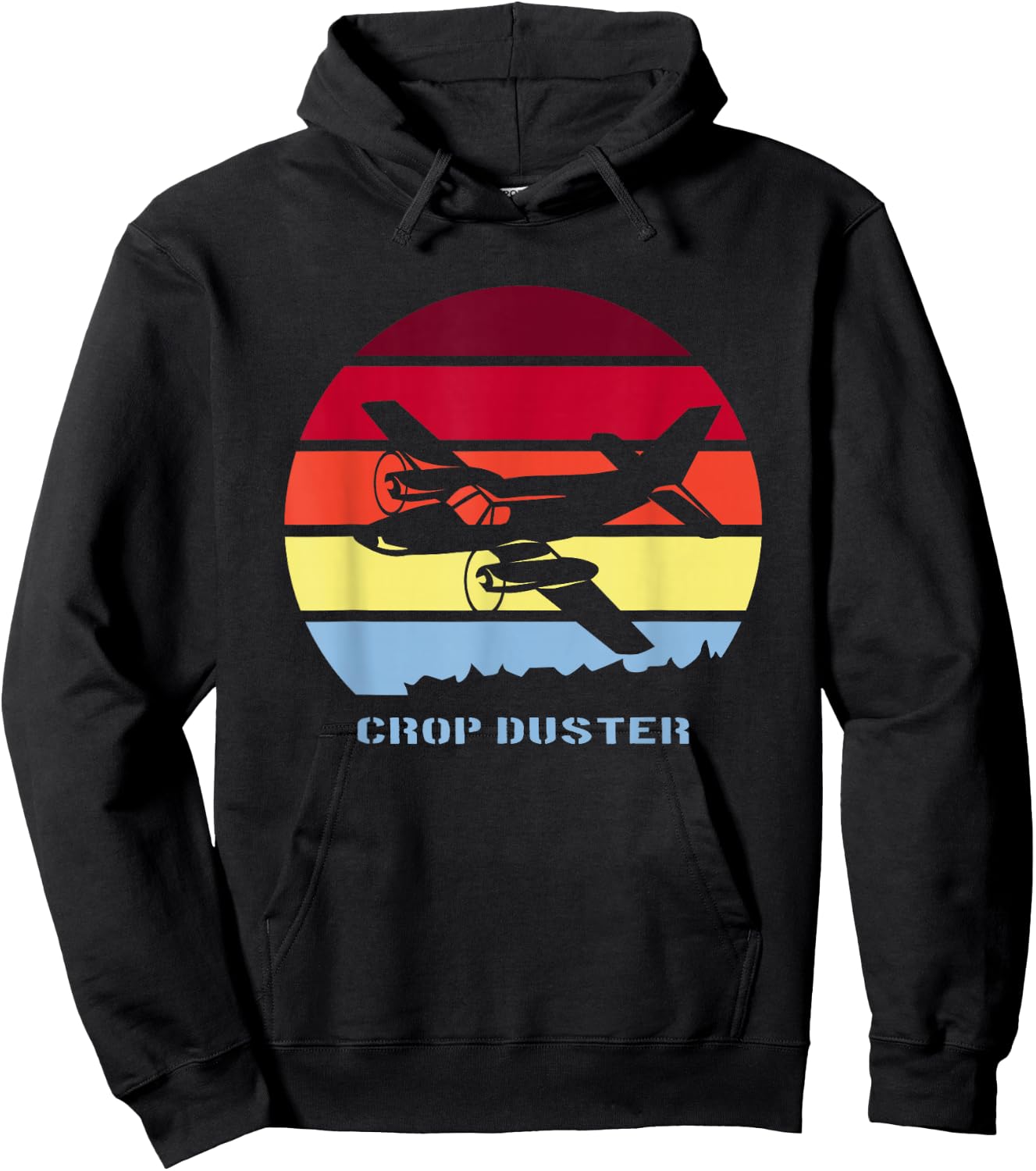 Crop Dusting Cropduster Aerial Application AG Duster Pilot Hoodie - Hoodie | Black