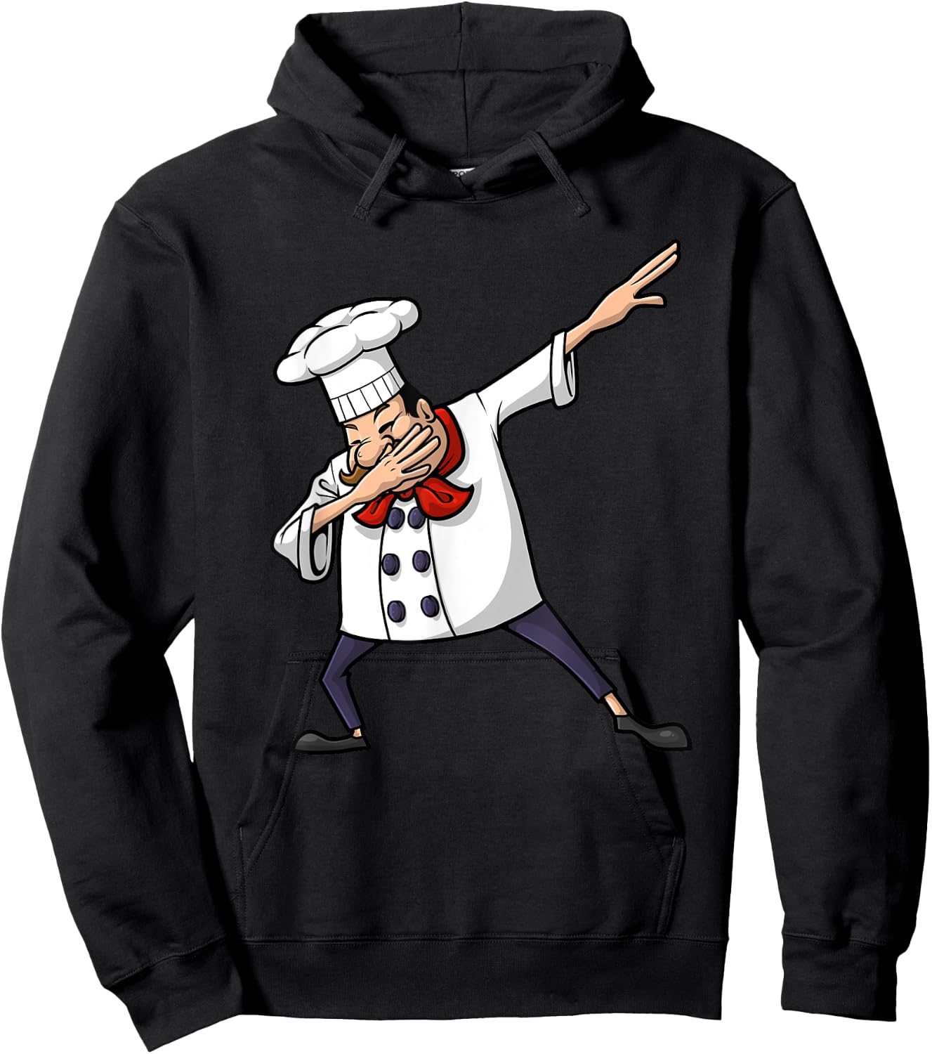 Funny Chef Design Women Cook Hip-hop Dabbing Dance Hoodie - Hoodie | Black