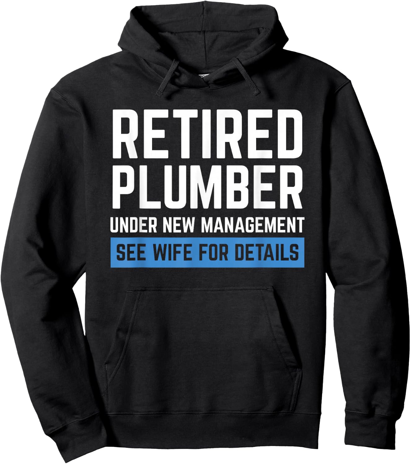 Retired Plumber Cool Retirements Gift Plumbers Hoodie - Hoodie | Black