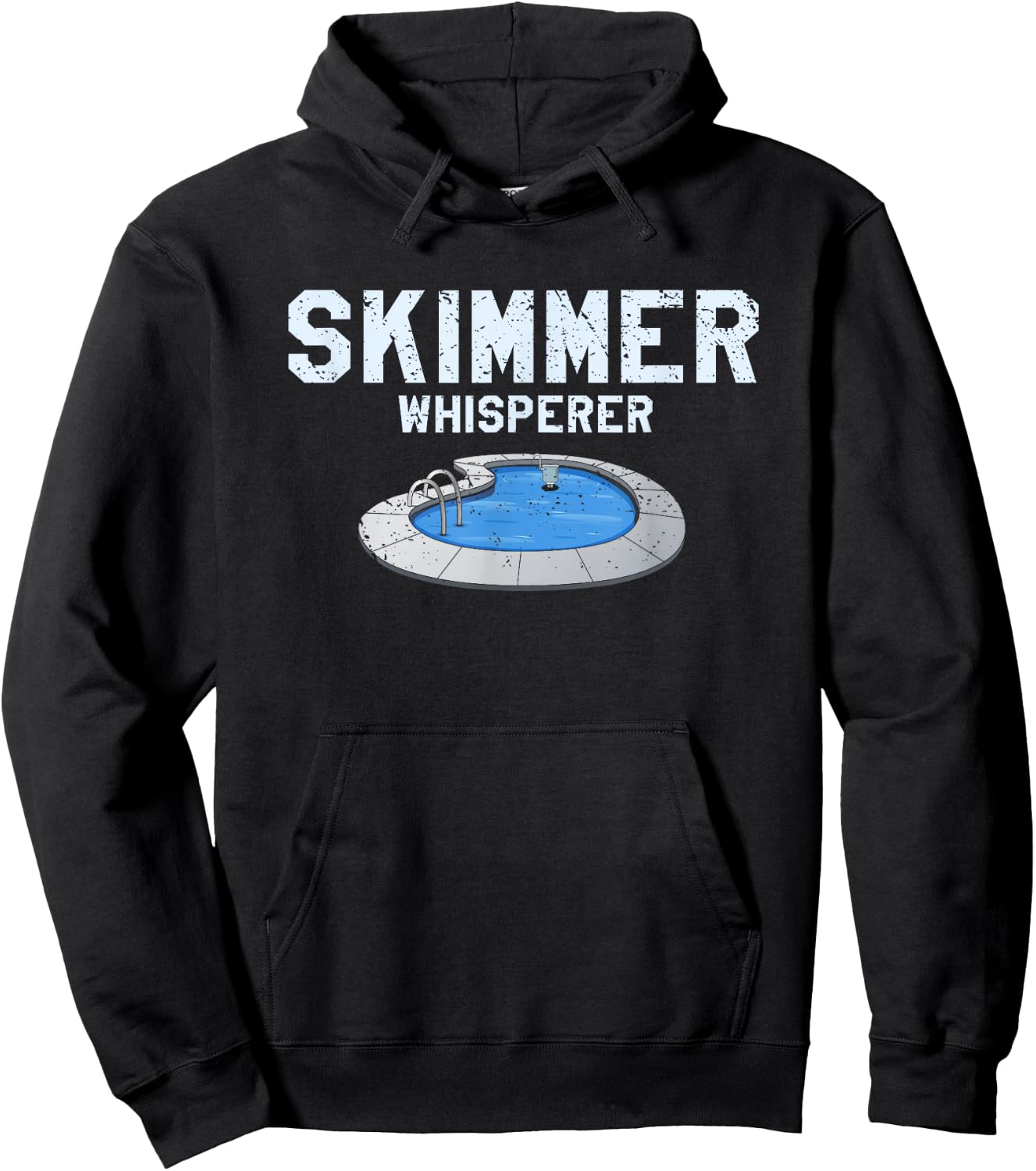 Pool Guy Design for Swimming Pool Boy and Pool Cleaner Hoodie - Hoodie | Black