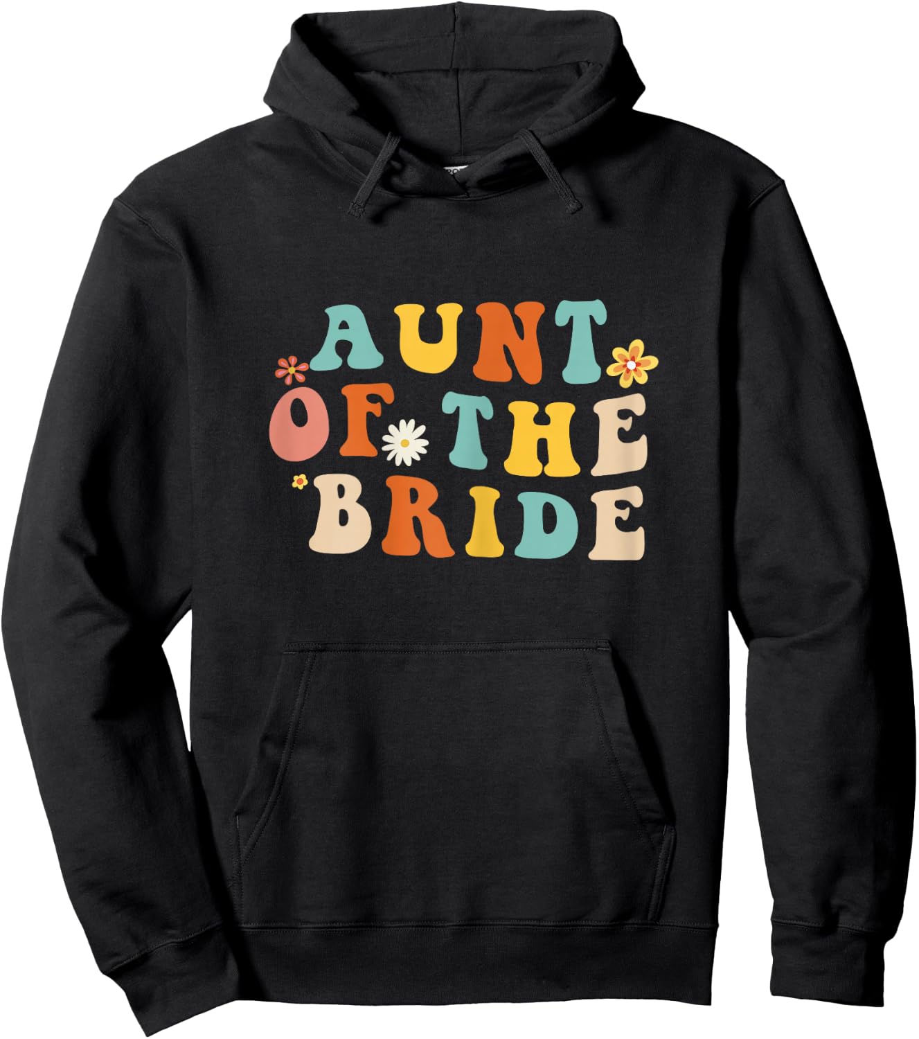 Aunt of the bride Shirt Aunt of the bride Wedding aunt Hoodie - Hoodie | Black