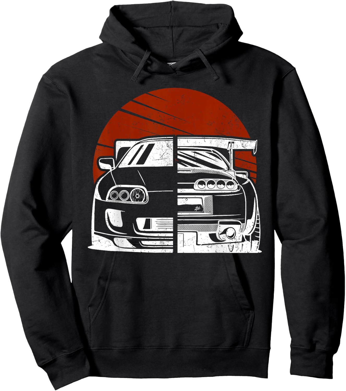 JDM Japan Motorsport Tuning Car Legend 90s Hoodie - Hoodie | Black