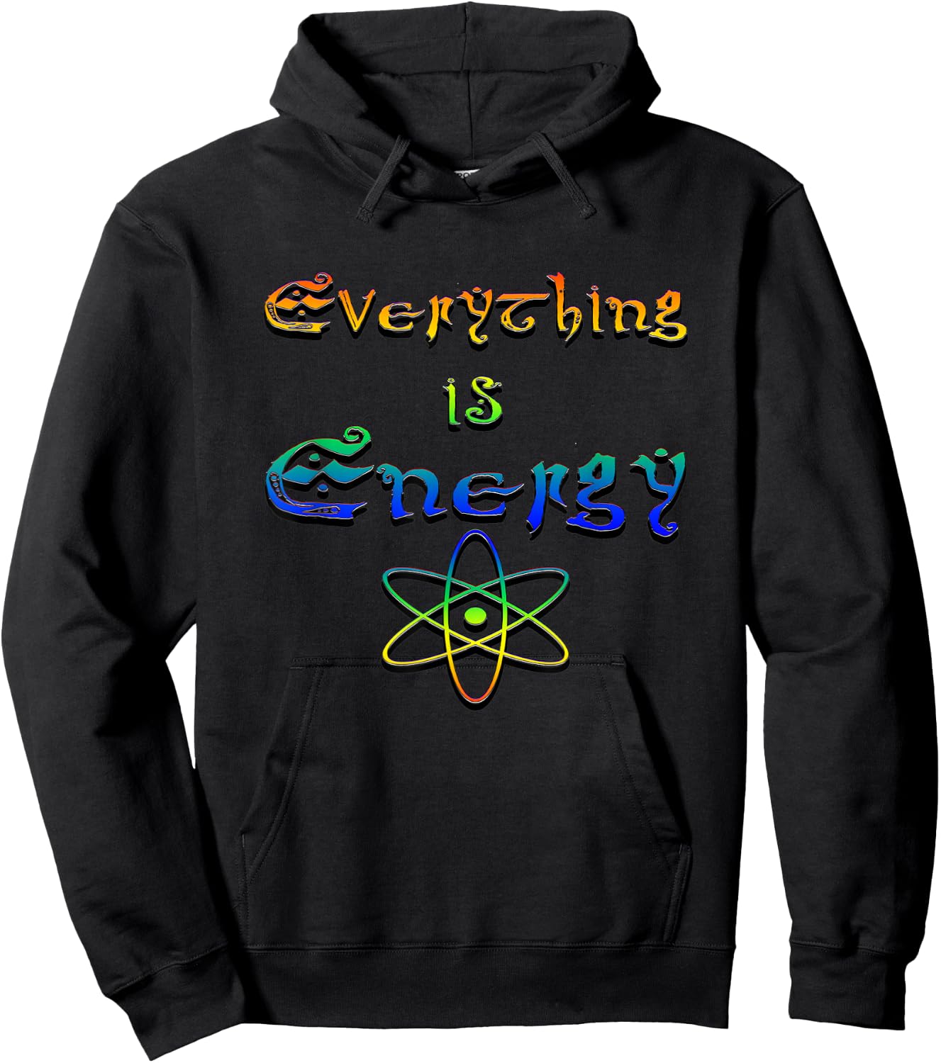 Everything is Energy Reiki Spiritual Vibration Science Gift Hoodie - Hoodie | Black