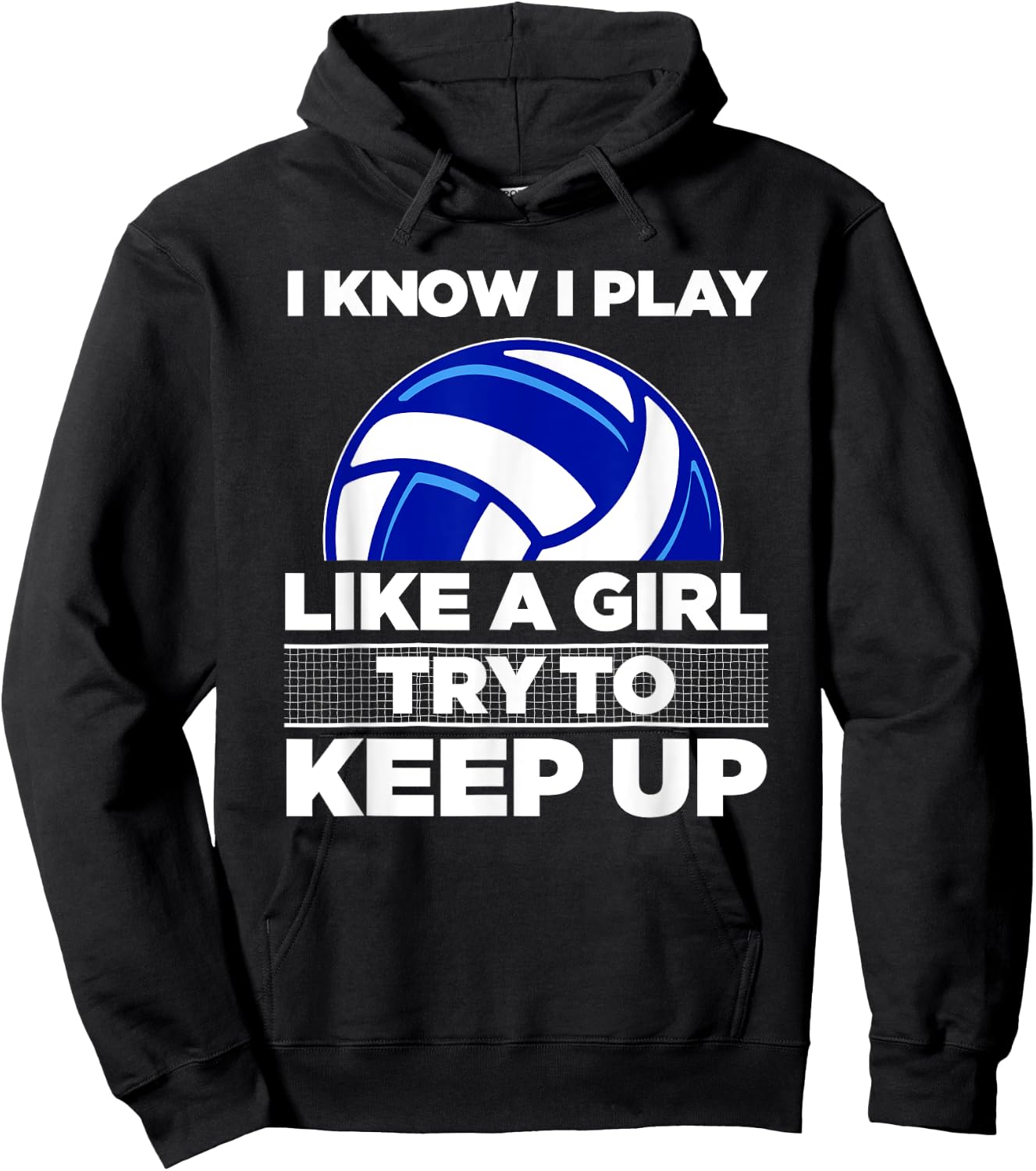 Cool Volleyball Girls Youth Volleyball Team Sports Hoodie - Hoodie | Black