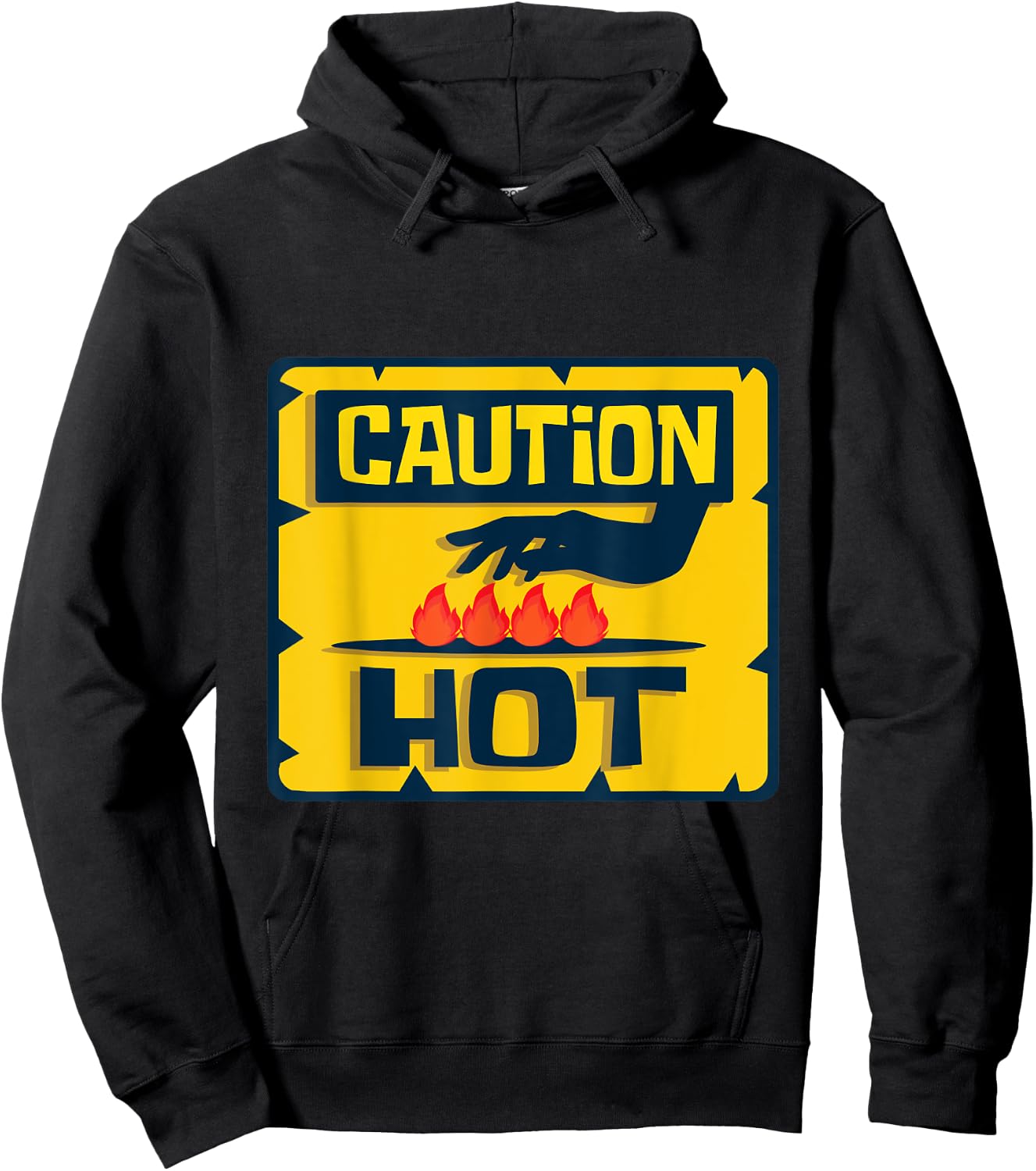 Caution Hot Safety Instructor Hoodie - Hoodie | Black