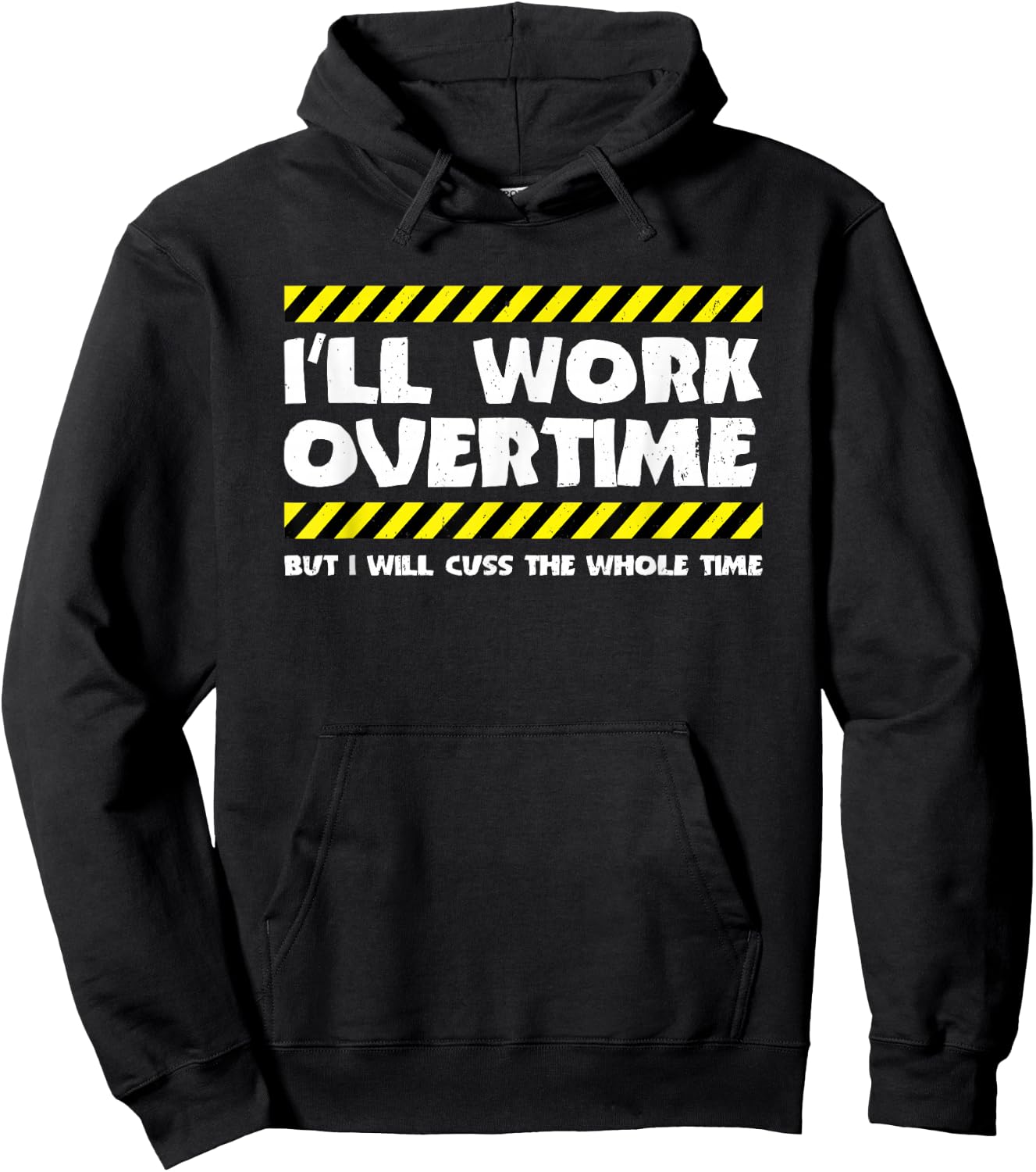 Funny Overtime Work Meme - Overtime Meme - Factory Worker Hoodie - Hoodie | Black