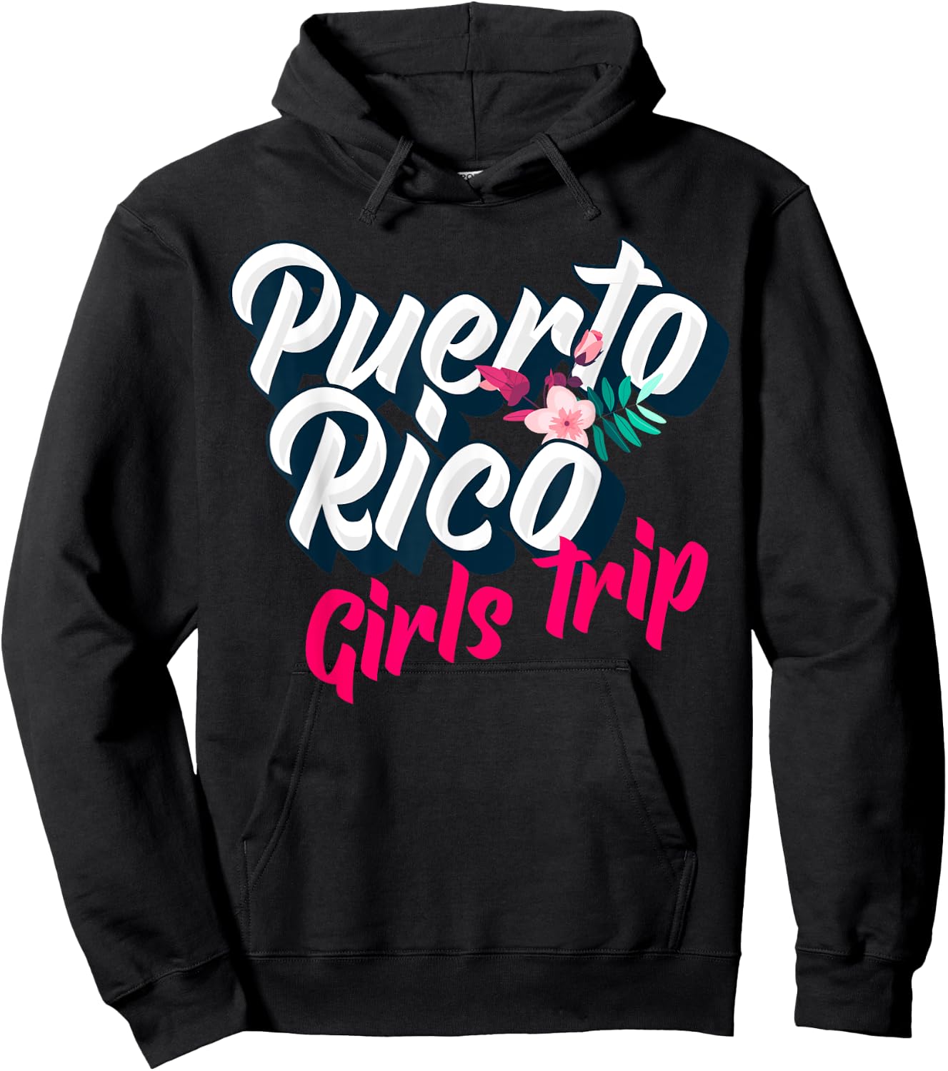 Puerto Rico Girls Trip 2023 Weekend Getaway Vacation Hoodie - Hoodie | Black