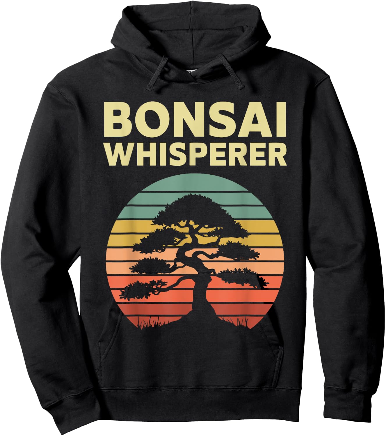 Bonsai Tree Gardening Japanese Culture Zen Funny Bonsai Tree Hoodie - Hoodie | Black