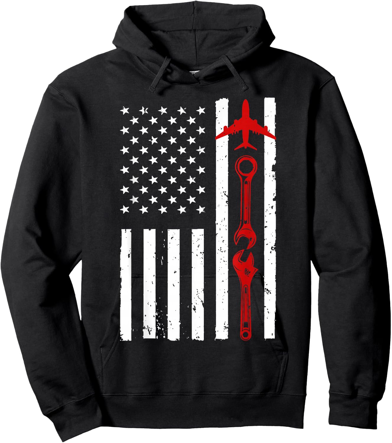 Cool Aircraft Mechanic Art Women Aircraft Technician Hoodie - Hoodie | Black