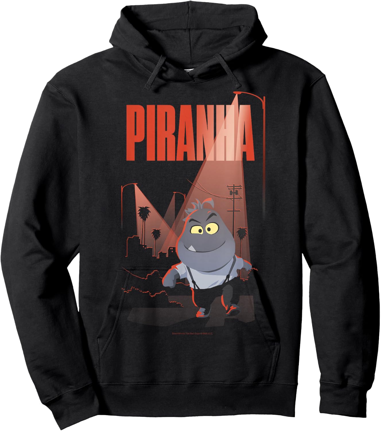 The Bad Guys Mr. Piranha City Street Light Hoodie - Hoodie | Black