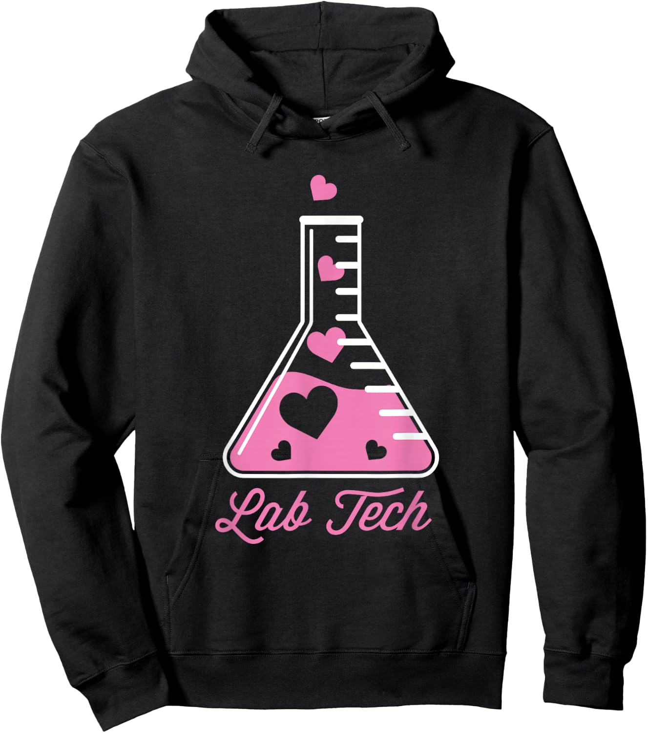 Lab Tech - Beaker Chemistry Medical Laboratory Technician Hoodie - Hoodie | Black