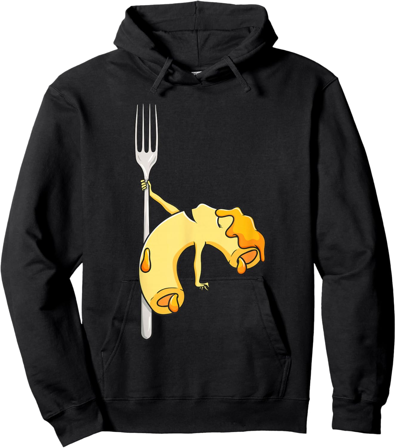 Funny Mac N Cheese Pole Dance for Macaroni and Cheese Hoodie - Hoodie | Black