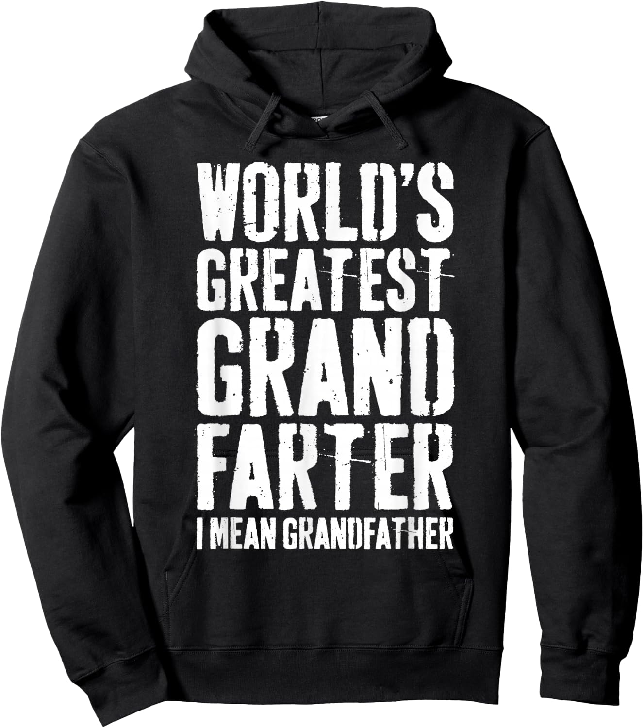 World's Greatest Grandfarter I Mean Grandfather Shirt Men Hoodie - Hoodie | Black