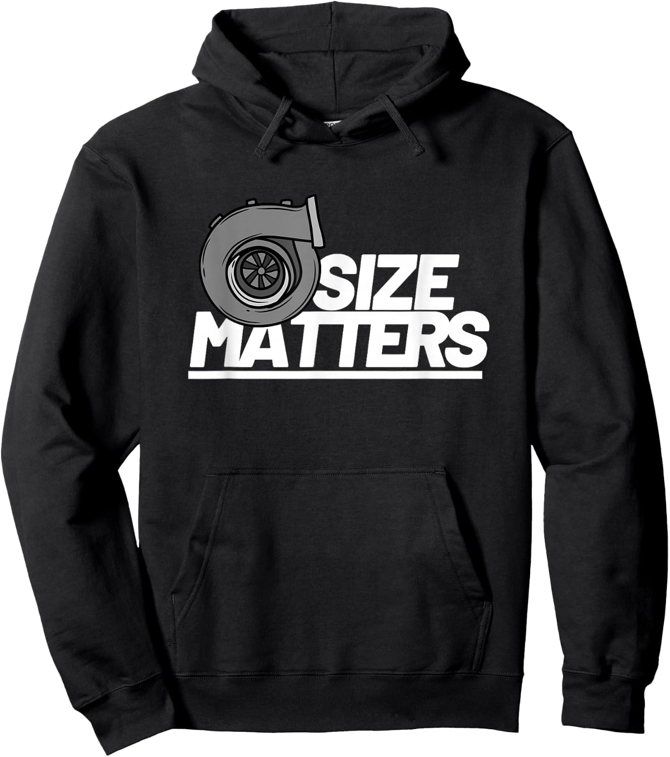 Size Matters Turbo Car Show Hoodie - Hoodie | Black