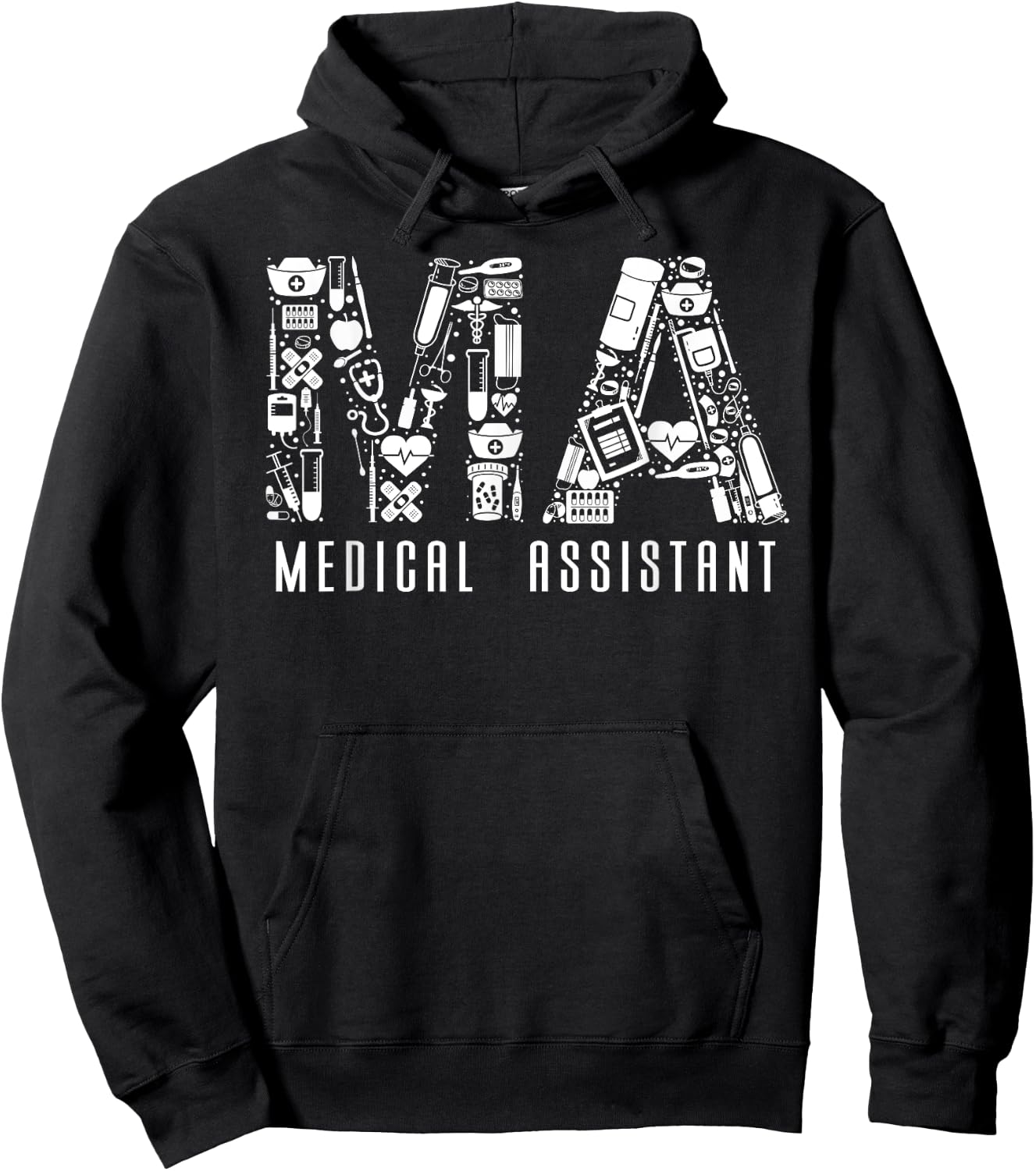 Certified Medical Assistant CMA Hoodie - Hoodie | Black