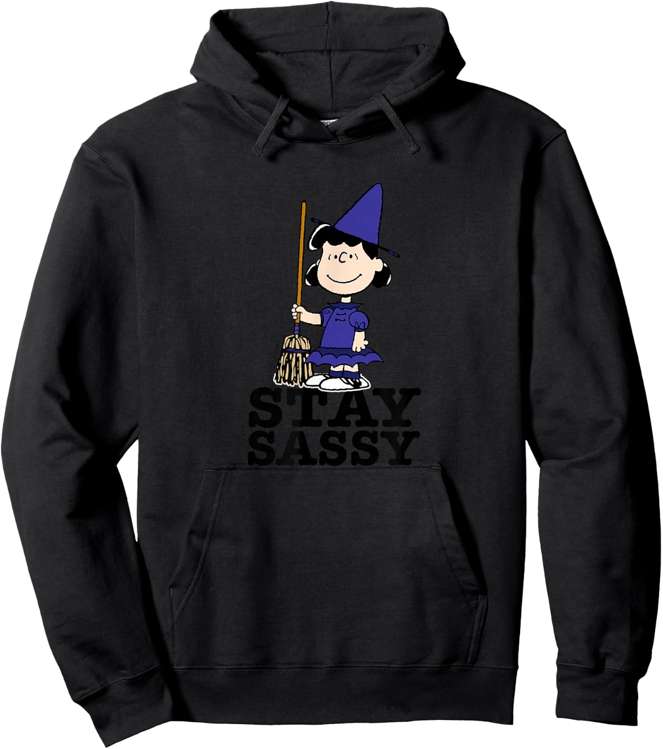 Peanuts - Halloween - Lucy Stay Sassy Hoodie - Hoodie | Black