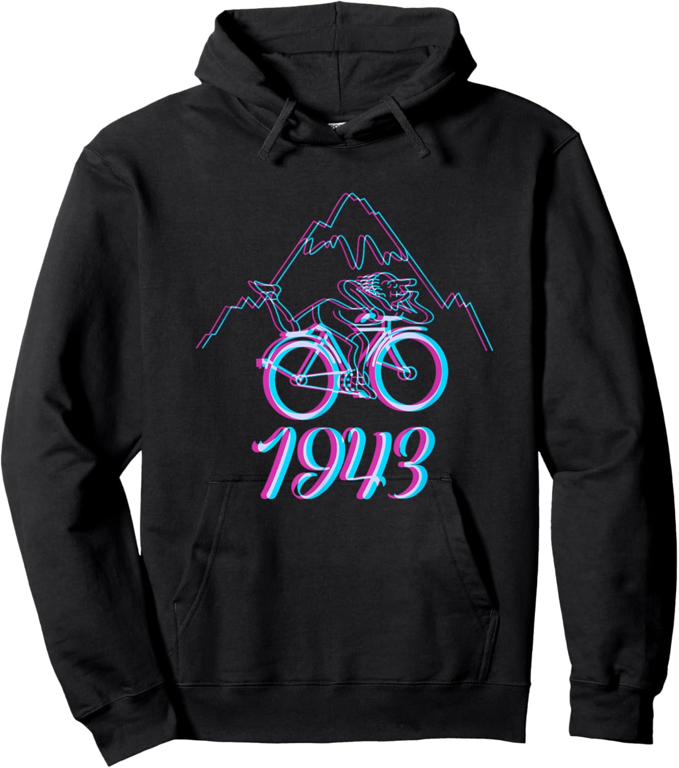 MTB Mountain Bike 1943 Biking Cycling Hoodie - Hoodie | Black