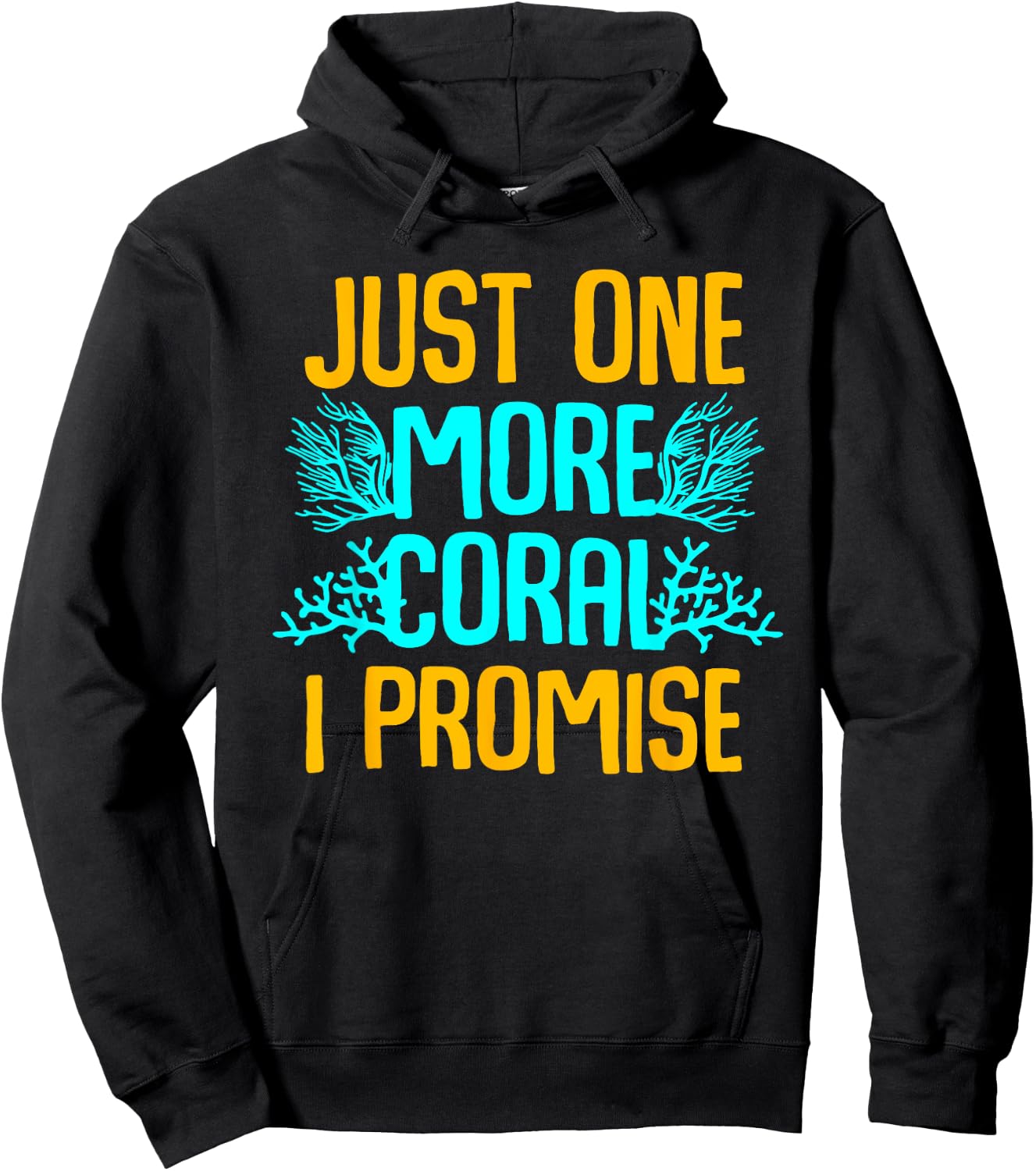 Funny Coral Gift Fish Tank Aquarium Lover Men Women Hoodie - Hoodie | Black
