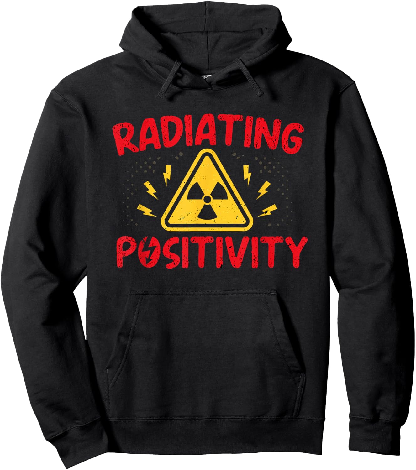 Radiation Therapist Radiating Positivity Radiotherapist Hoodie - Hoodie | Black