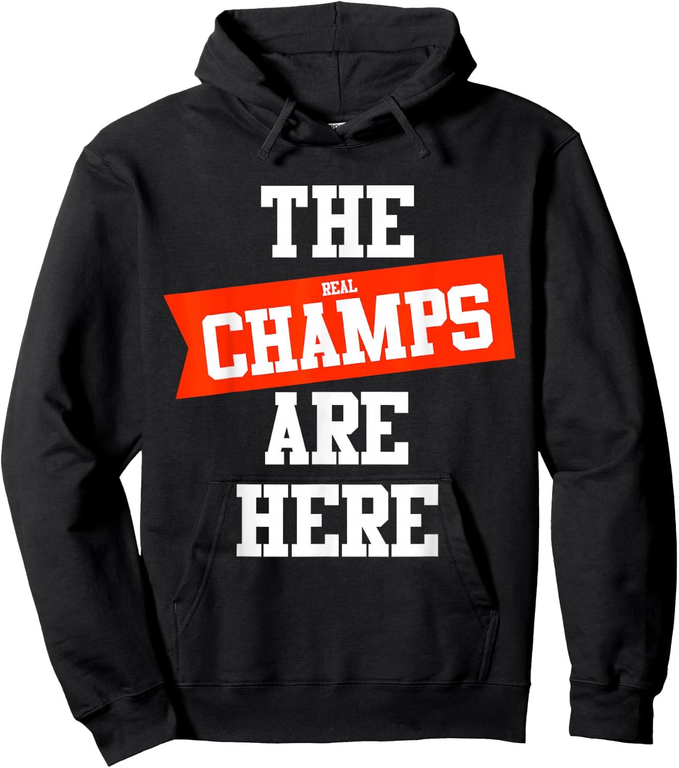The CHAMPS ARE HERE fantasy winner men, woman, teens Hoodie - Hoodie | Black