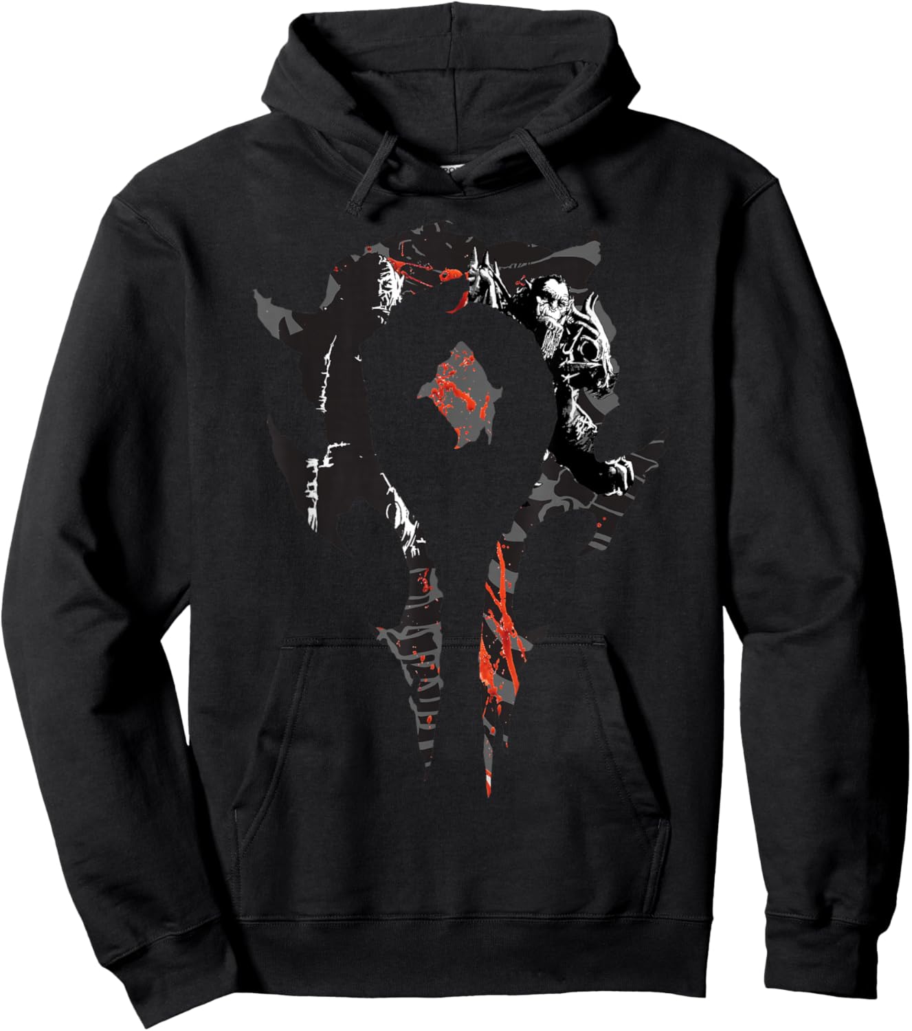 Warcraft Gaming Logo Horde Compilation Crest Fierce Gamer Hoodie - Hoodie | Black