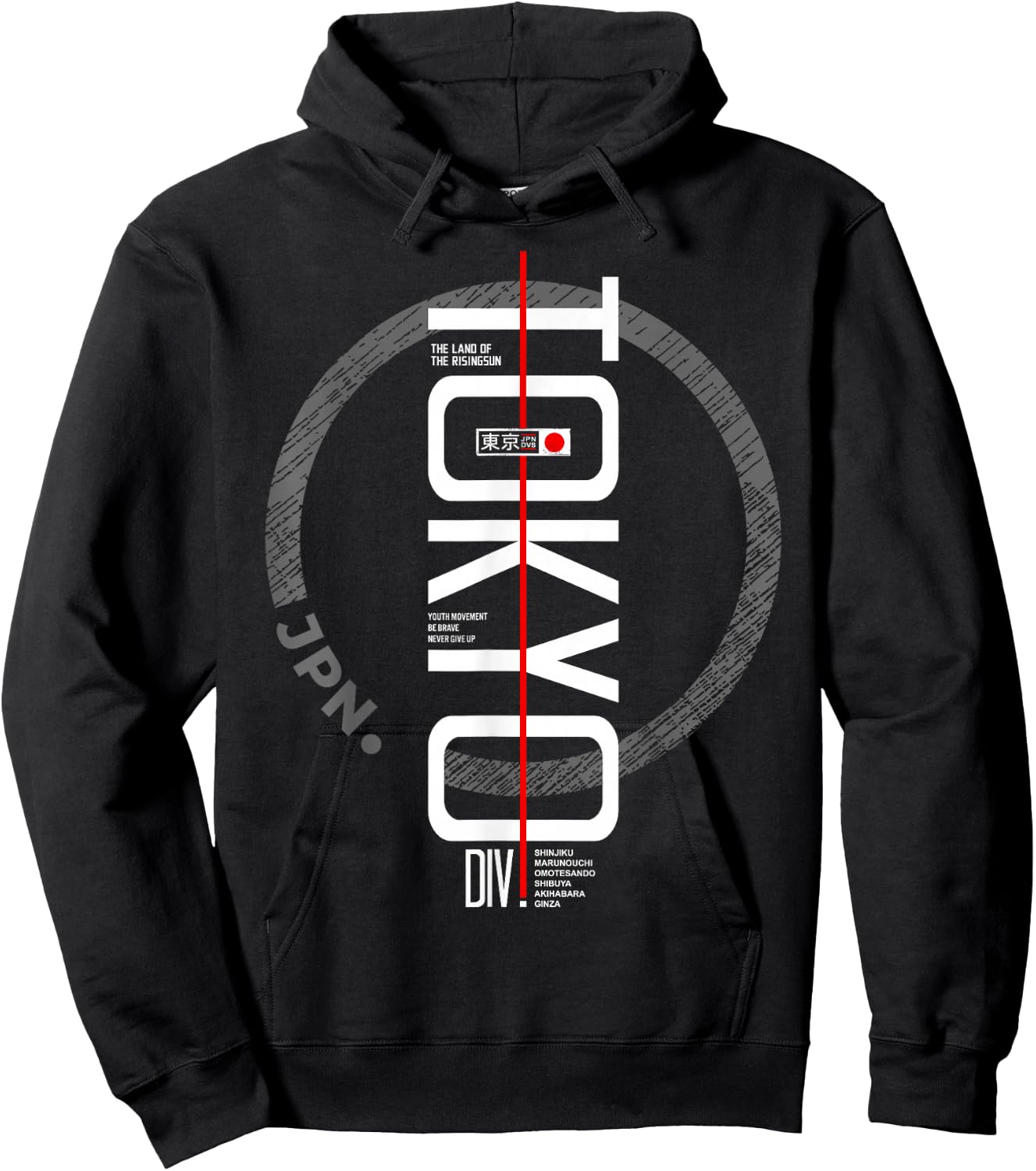 Tokyo DIV Hoodie - Hoodie | Black