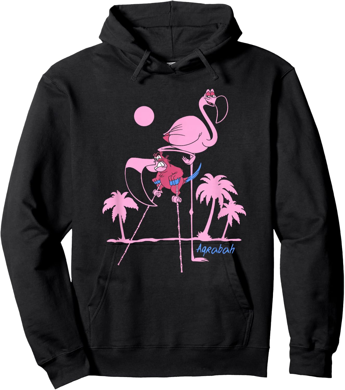 Disney Aladdin Iago Flamingo Costume V2 Hoodie - Hoodie | Black