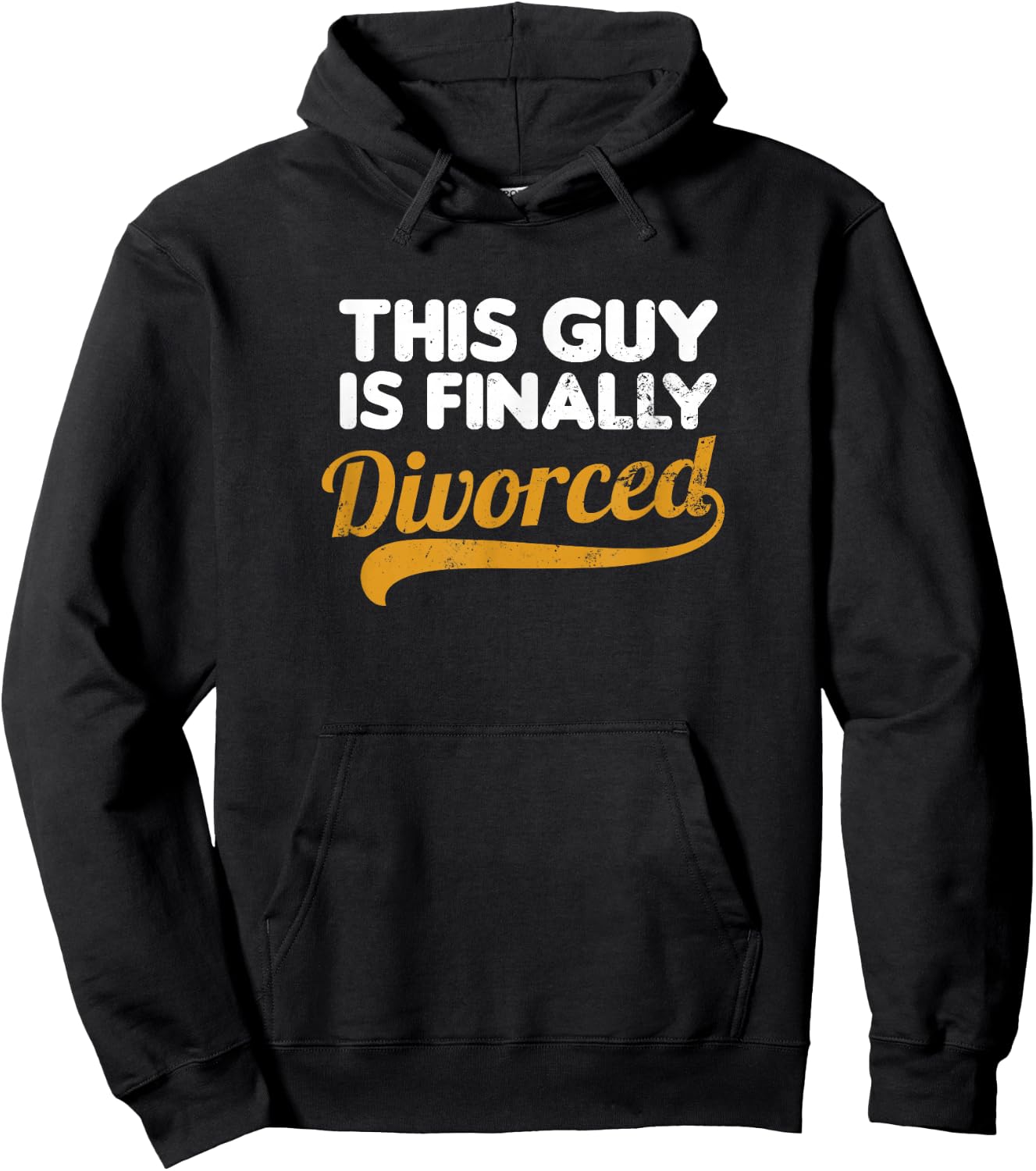 Divorced Shirt | This Guy Is Finally Divorced Gift Hoodie - Hoodie | Black