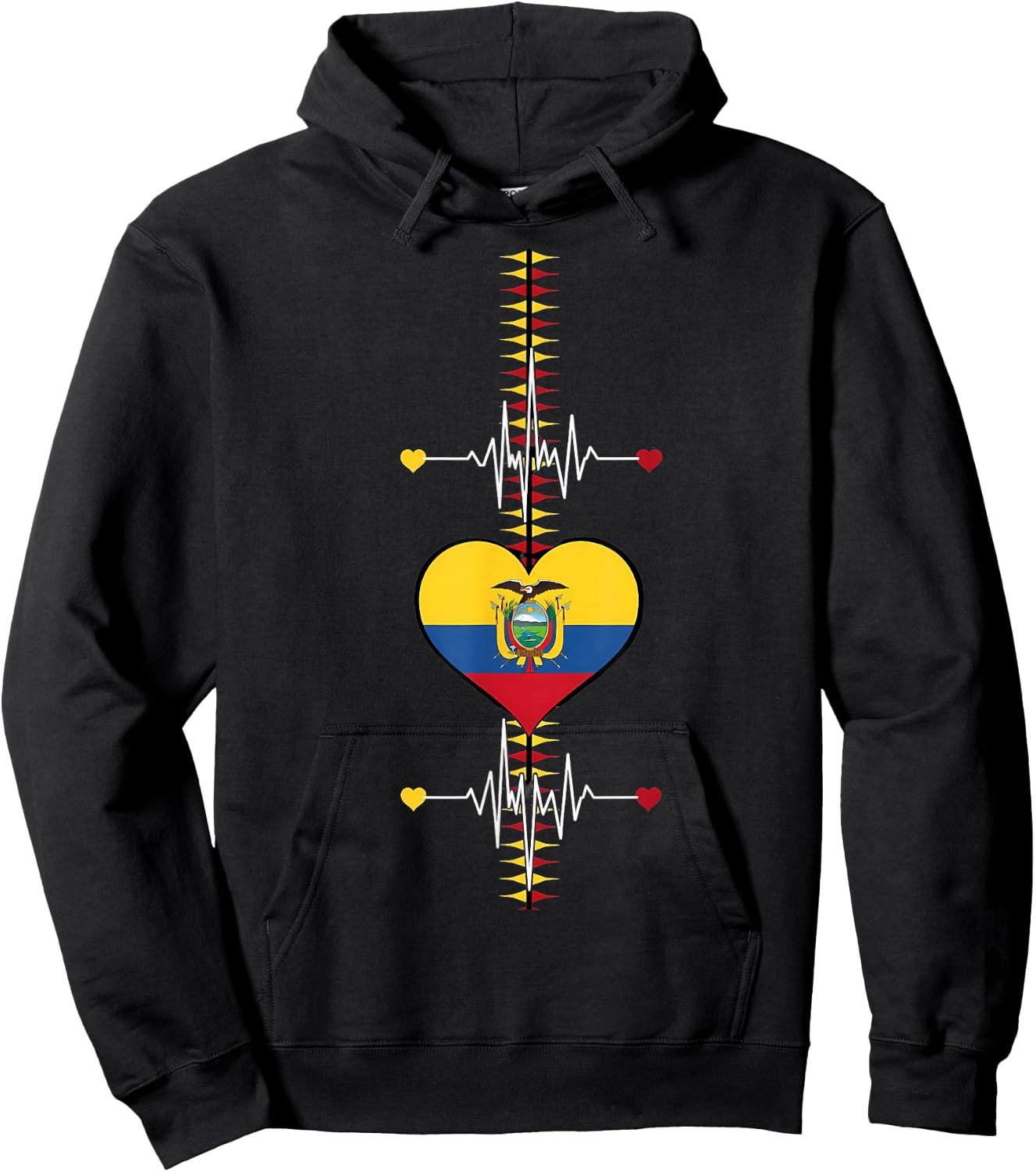 Ecuador Flag Ecuadorian Pride Hoodie - Hoodie | Black